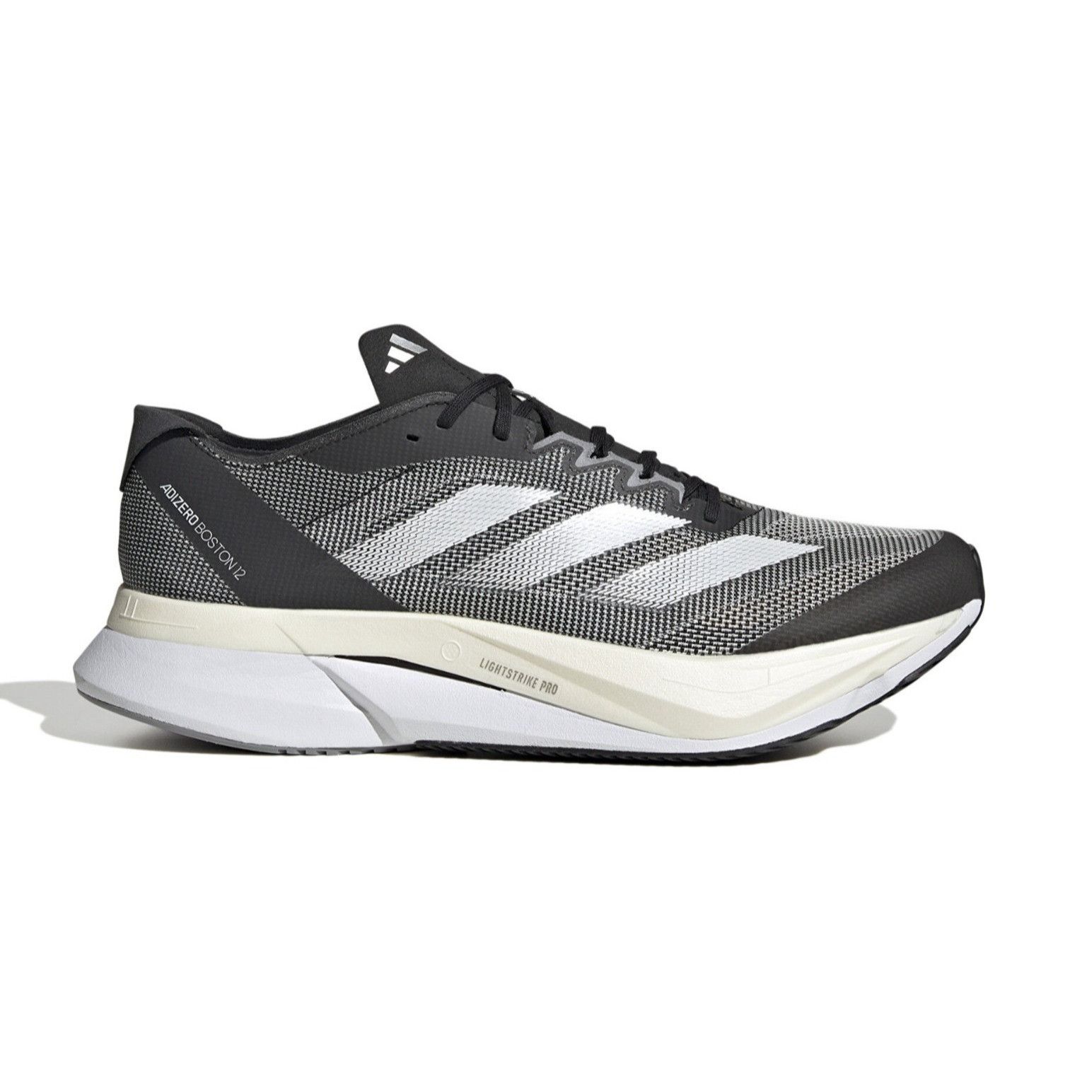 Adidas adidas Adizero Boston 12 M – Men Running Shoes Black White I Size US 12 / EU 45 - 1 Thumbnail