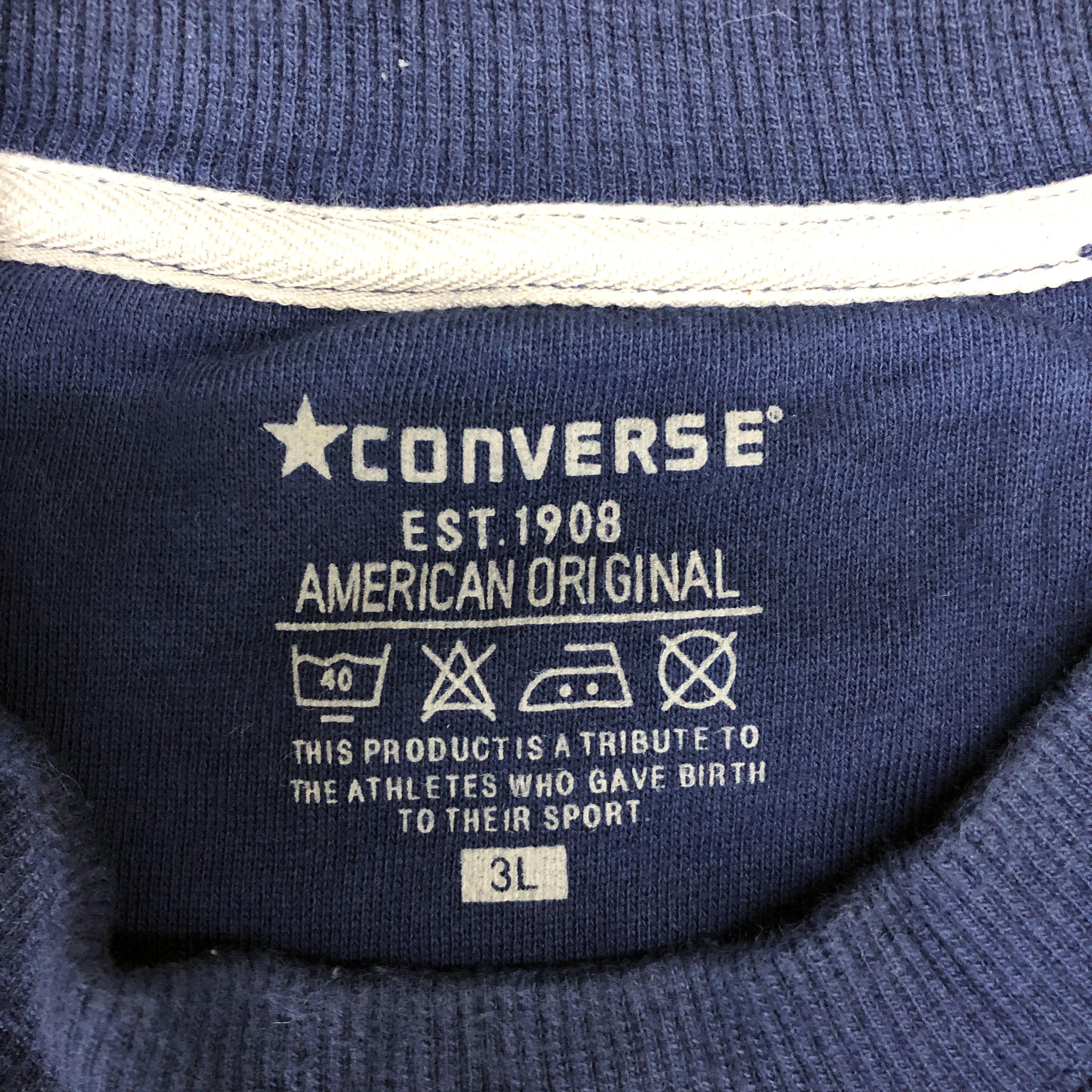 Converse 90s Converse Sweatshirt Converse Sweater Converse Jumper Size US XL / EU 56 / 4 - 5 Thumbnail