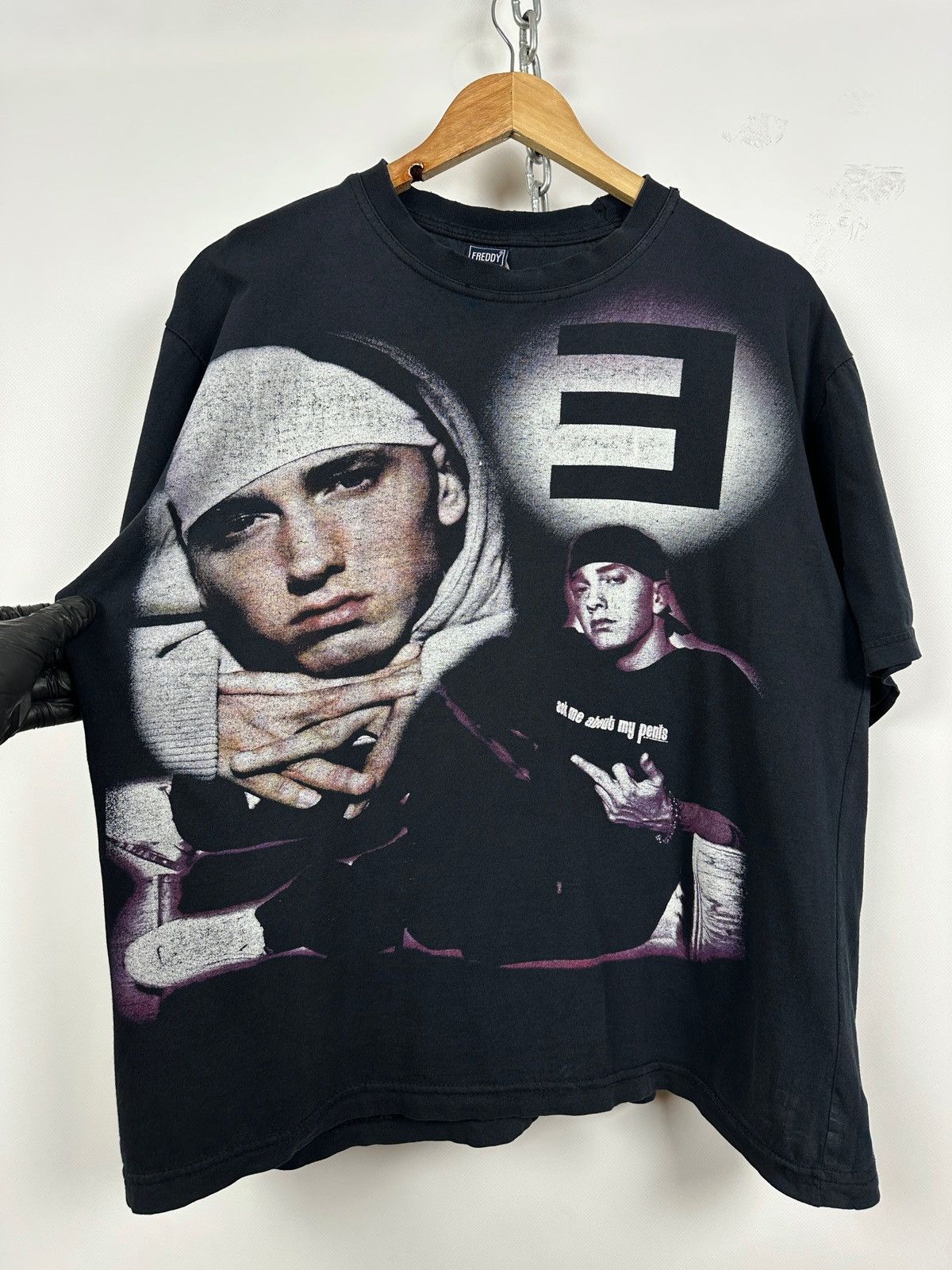 Eminem Vintage Eminem Ask Me About My Penis T-Shirt Size US L / EU 52-54 / 3 - 10 Thumbnail