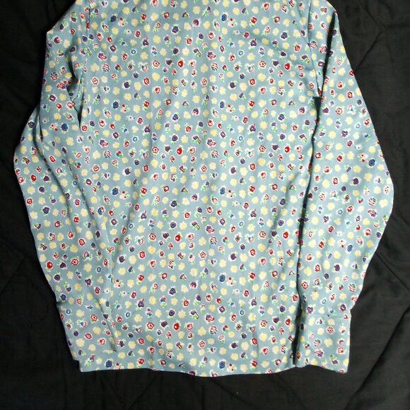 Other Vintage Lee Mar Abstract Floral Polyester Disco Shirt Size US M / EU 48-50 / 2 - 6 Thumbnail