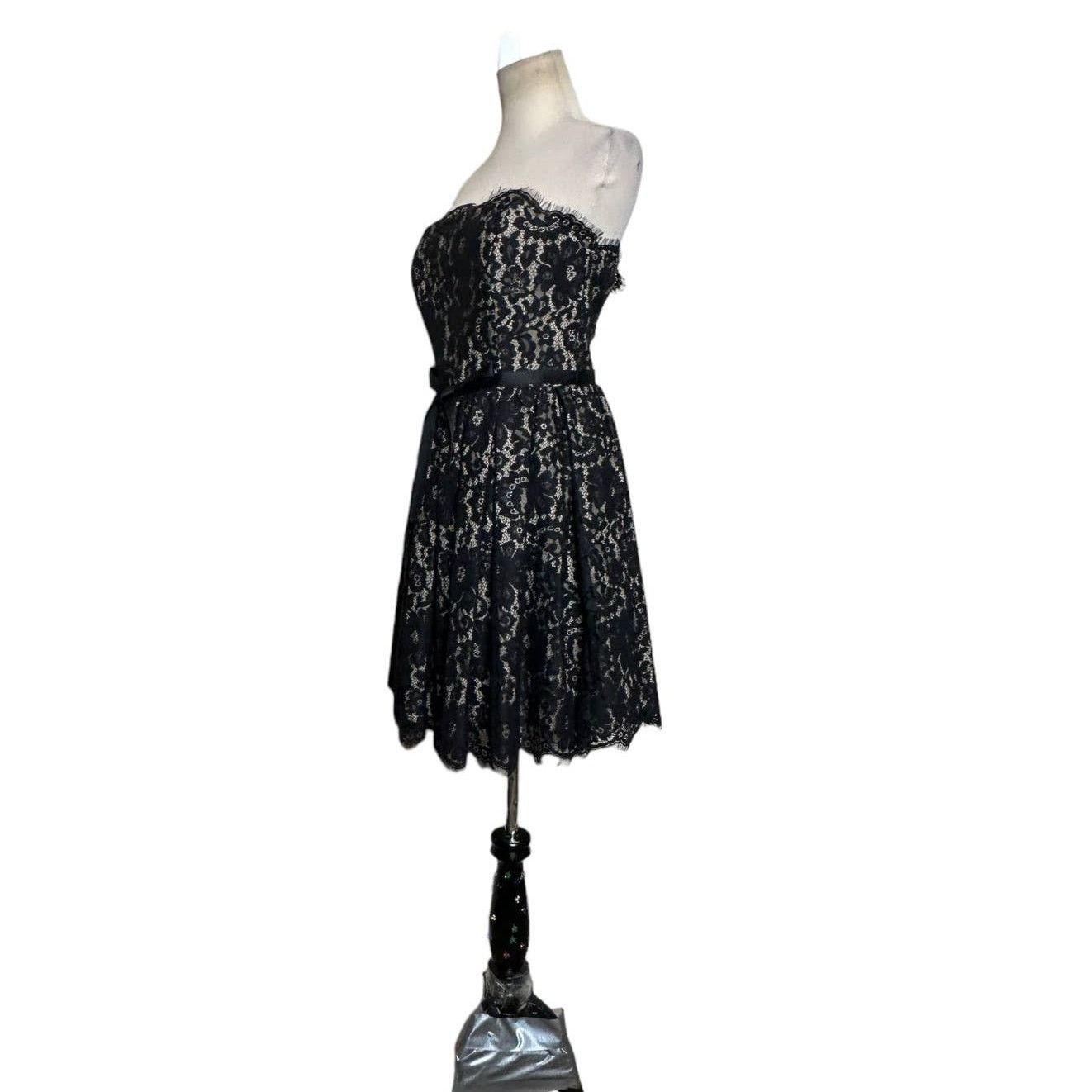 Robert Rodriguez Robert Rodriguez Lace Strapless Party Cocktail Dress Size 6 Size M / US 6-8 / IT 42-44 - 8 Thumbnail