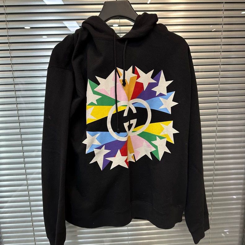 Gucci Gucci Pentastar sweatshirt black 2502-Nextarrow Size US L / EU 52-54 / 3 - 1 Thumbnail
