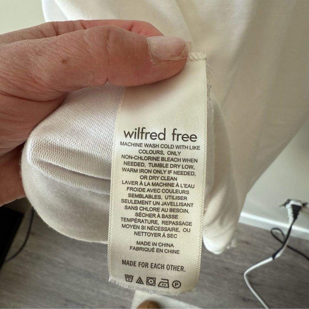 Aritzia Wilfred White Mini Dress Size XS / US 0-2 / IT 36-38 - 5 Thumbnail