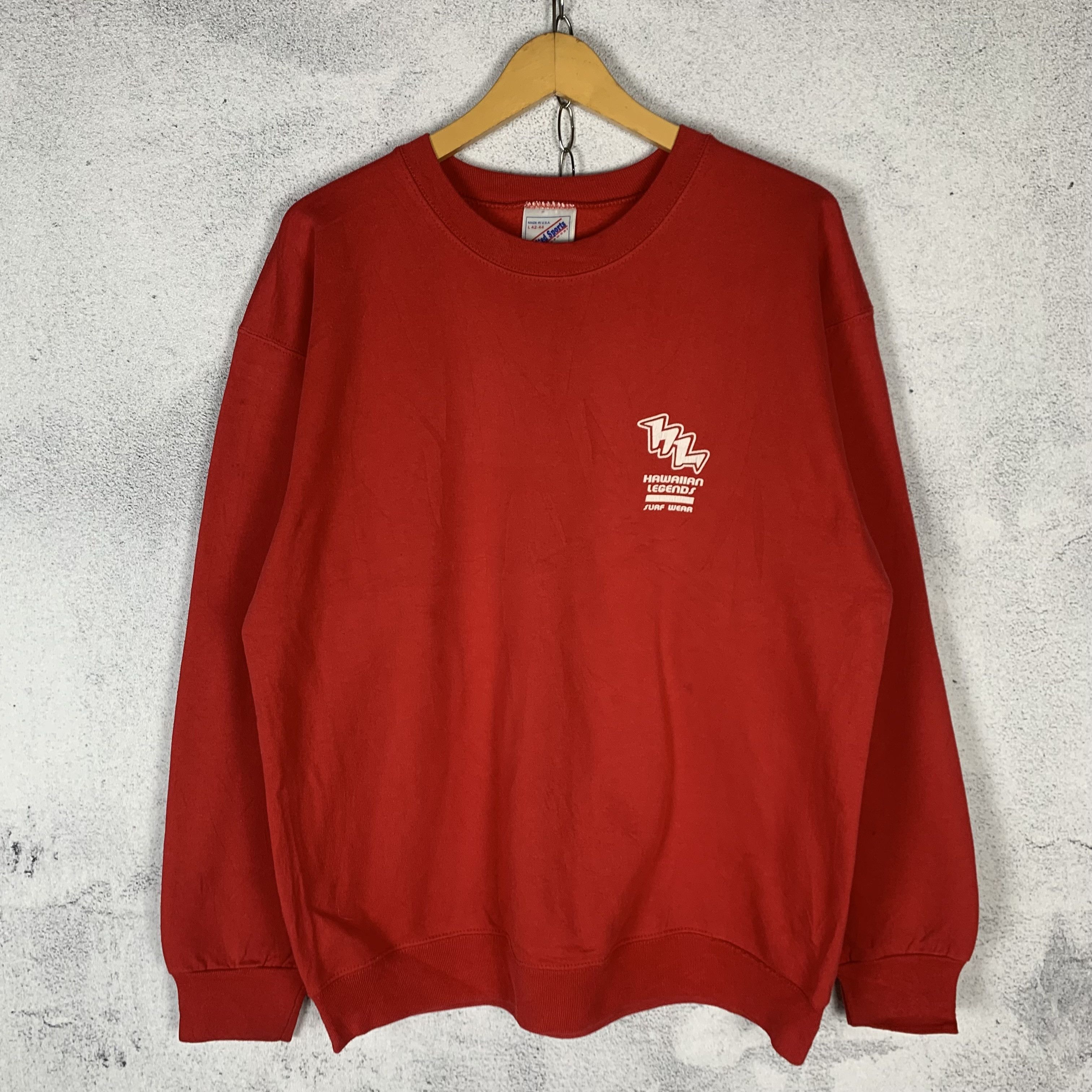 Vintage Vintage Hawaiian Legends Surf Wear Sweatshirt Crewneck Size US L / EU 52-54 / 3 - 3 Thumbnail