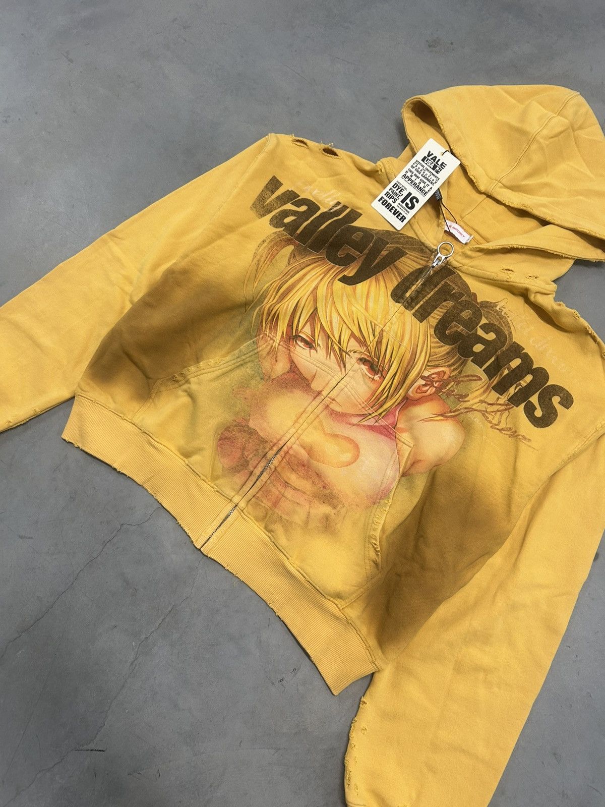 Vale Vale Forever Valley Dreams Gold Rush Anime Zip Up Hoodie New Size US XL / EU 56 / 4 - 2 Thumbnail