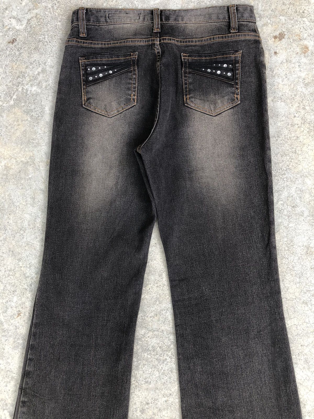 If Six Was Nine Japanese Blue jam Flared Jeans Distressed Jeans Size US 30 / EU 46 - 8 Thumbnail