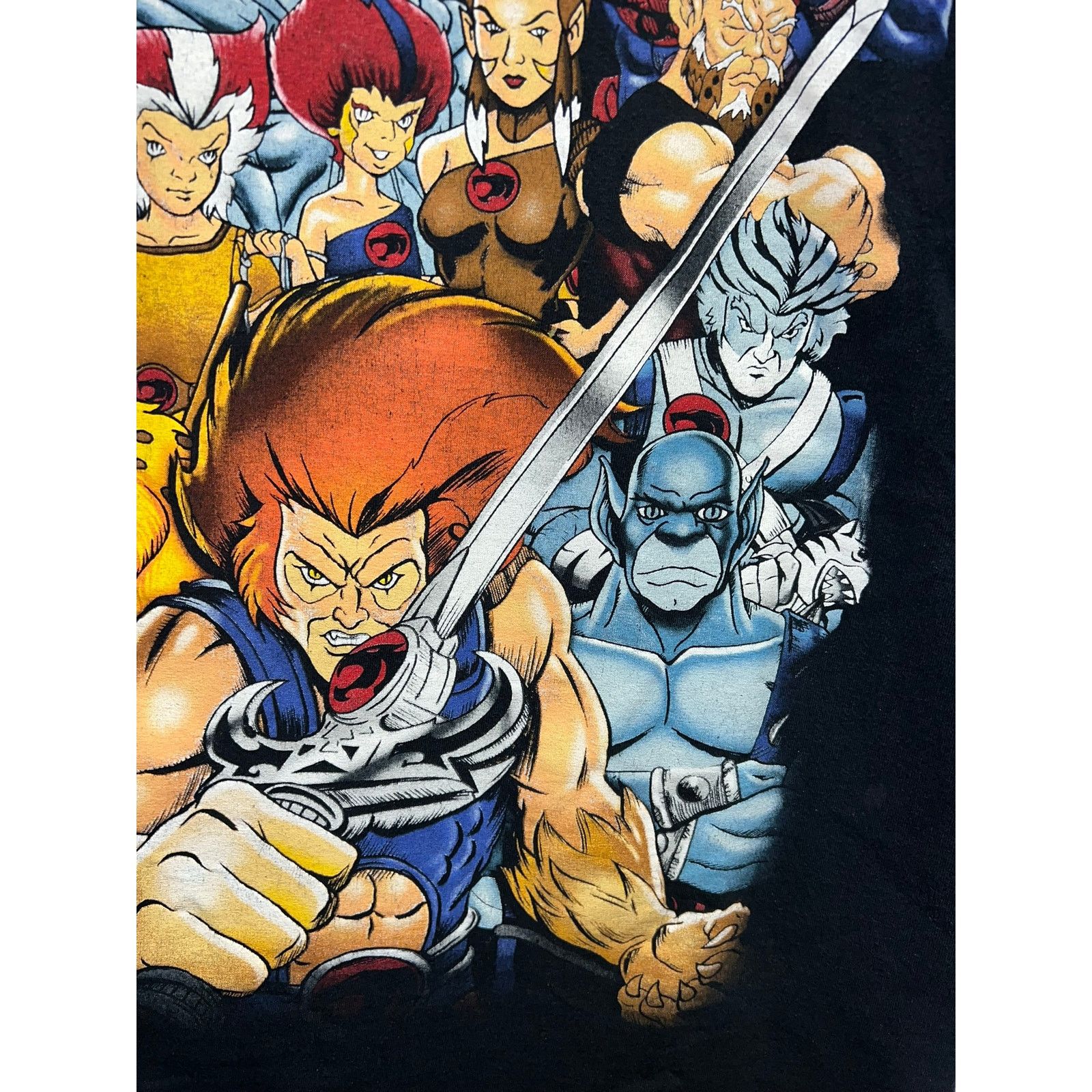 Fruit Of The Loom Vintage Thundercats Shirt Thunder Cats Characters Tee Large Size US L / EU 52-54 / 3 - 3 Thumbnail