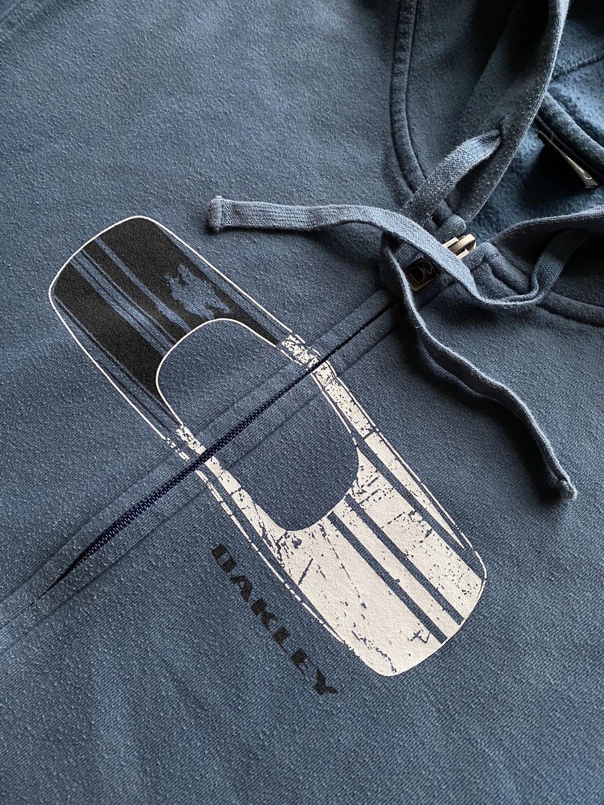 Oakley Vintage Y2K Oakley Big Logo Drawstring Full Zip Hoodie Size US M / EU 48-50 / 2 - 5 Thumbnail