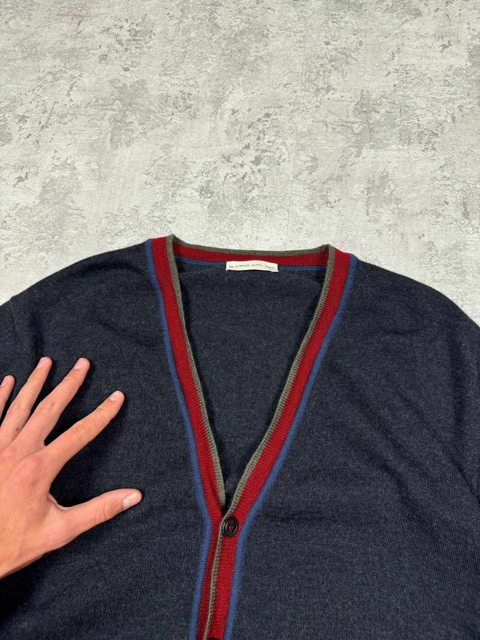 Etro Etro Wool Buttons Cardigan Size XXL Size US XXL / EU 58 / 5 - 6 Thumbnail