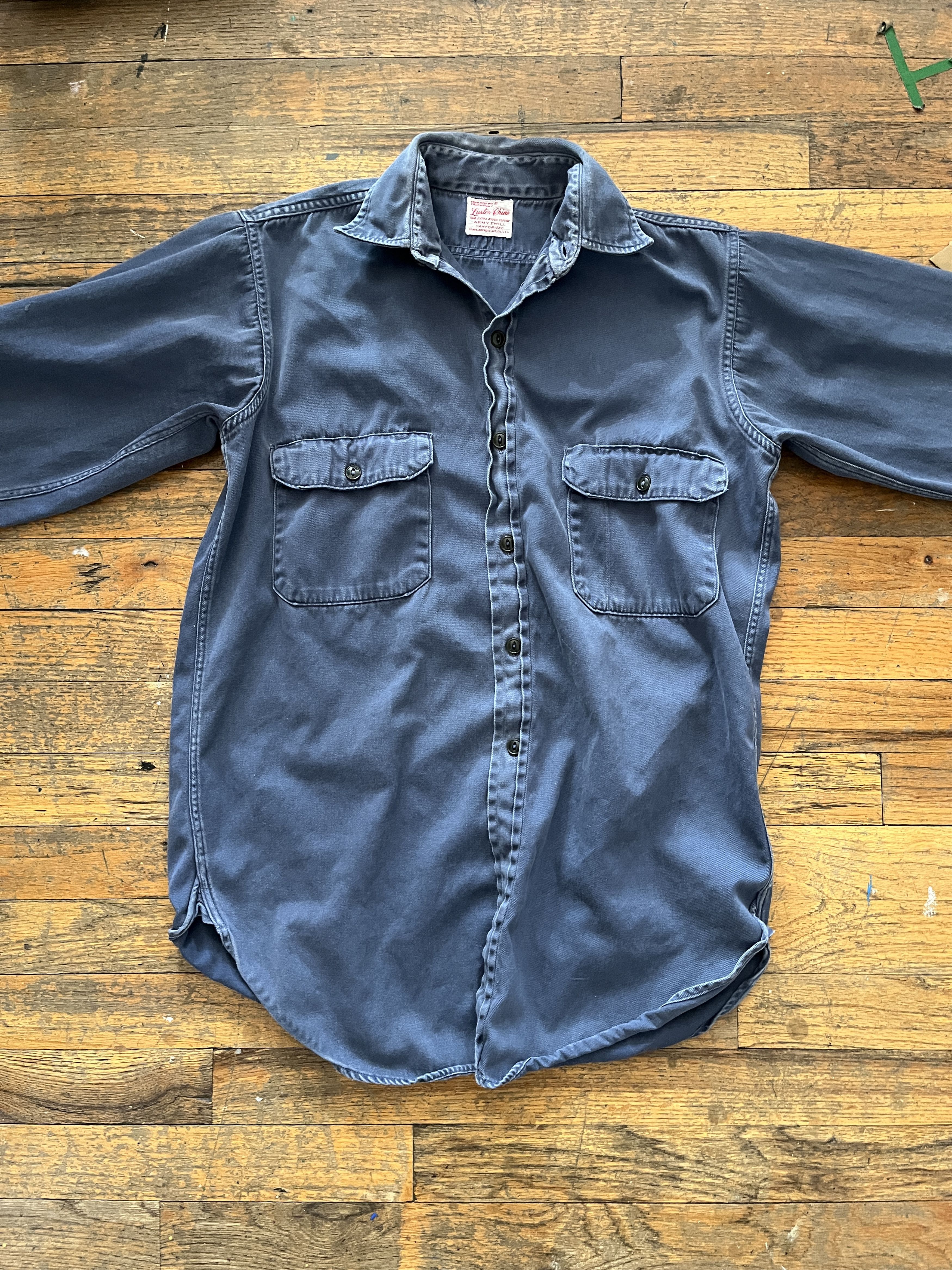 Sears Vintage Hercules Army Chino Button Down Size US S / EU 44-46 / 1 - 2 Thumbnail