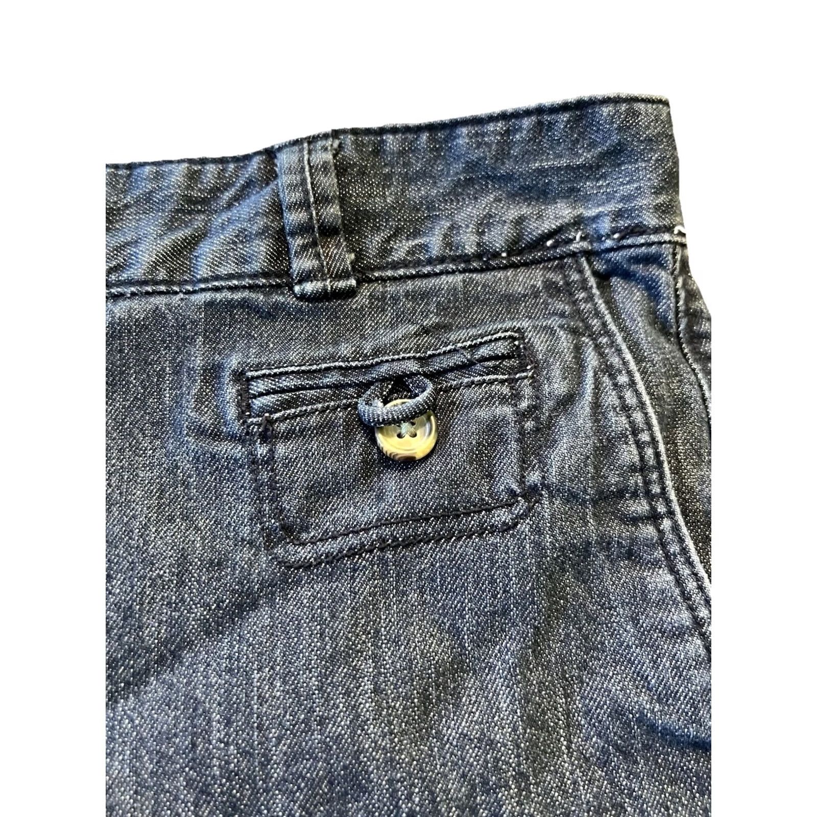 Dockers Dockers Womens Bermuda Jean Short Mid Rise Stretch Shorts Blue Size 6 Regular Inseam 9.5in Denim Cotton Blend Casual Womens Size 28" / US 6 / IT 42 - 2 Thumbnail