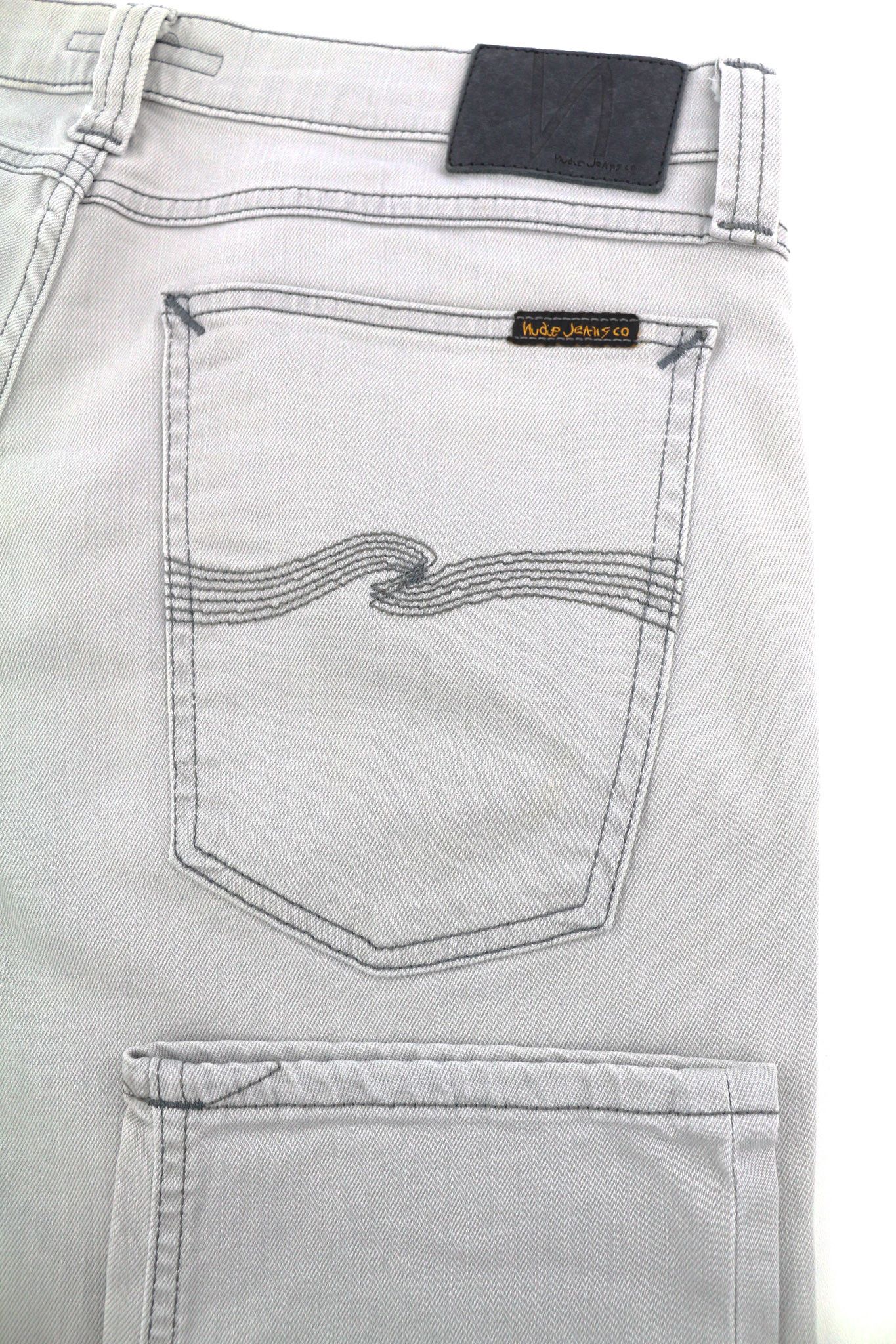 Nudie Jeans TIGHT LONG JOHN W34/L34 Cool Grey Organic Slim 82670 Size US 34 / EU 50 - 5 Thumbnail
