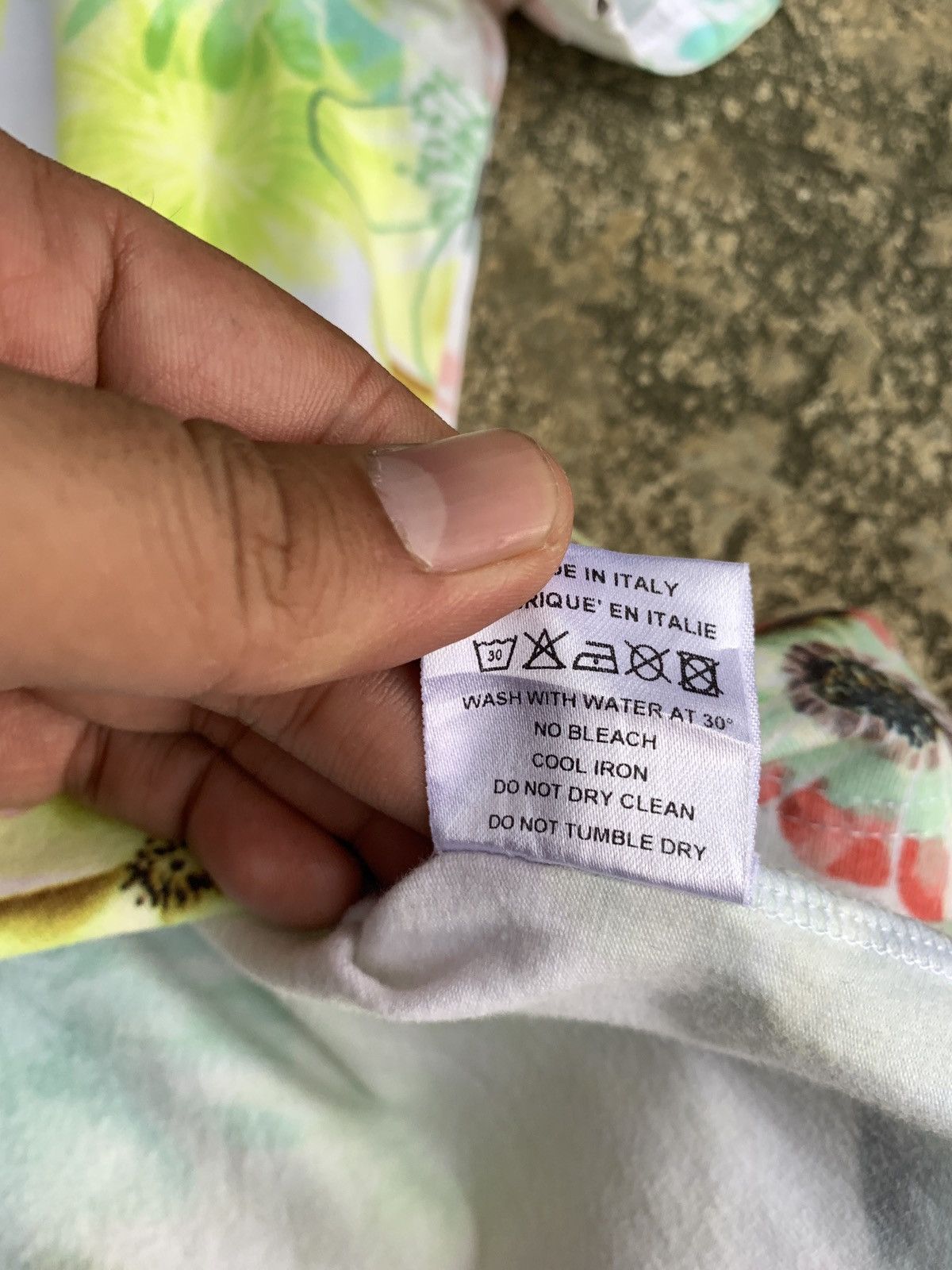 Designer × Nina Ricci Nina Ricci Italy Floral Elastane Tee Size M / US 6-8 / IT 42-44 - 6 Thumbnail
