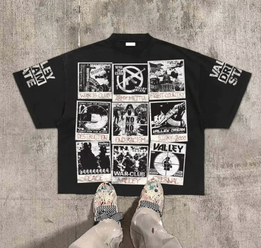 Japanese Brand American Hip Hop Retro Theater Valley Division Size US S / EU 44-46 / 1 - 3 Thumbnail