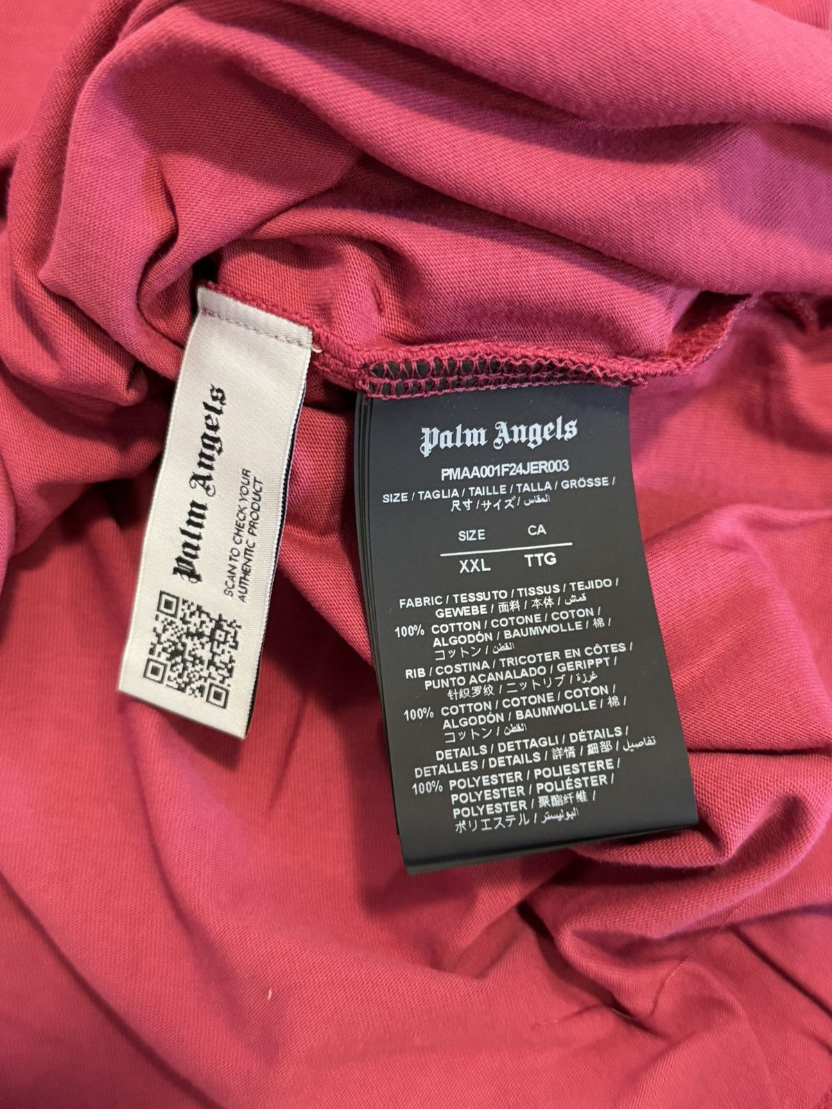Palm Angels Palm Angels Statement Monogram T-shirt *NEW* Size US XXL / EU 58 / 5 - 13 Thumbnail