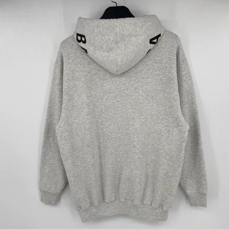 Balenciaga Balenciaga Grey Hat Letter Hoodie 2501-Nextarrow Size US XS / EU 42 / 0 - 1 Thumbnail