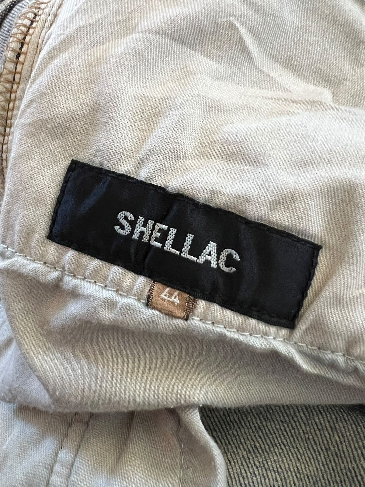 Shellac Shellac ‘Dust” Dirty Finished Slim Jeans Light Flare Size US 31 - 12 Thumbnail
