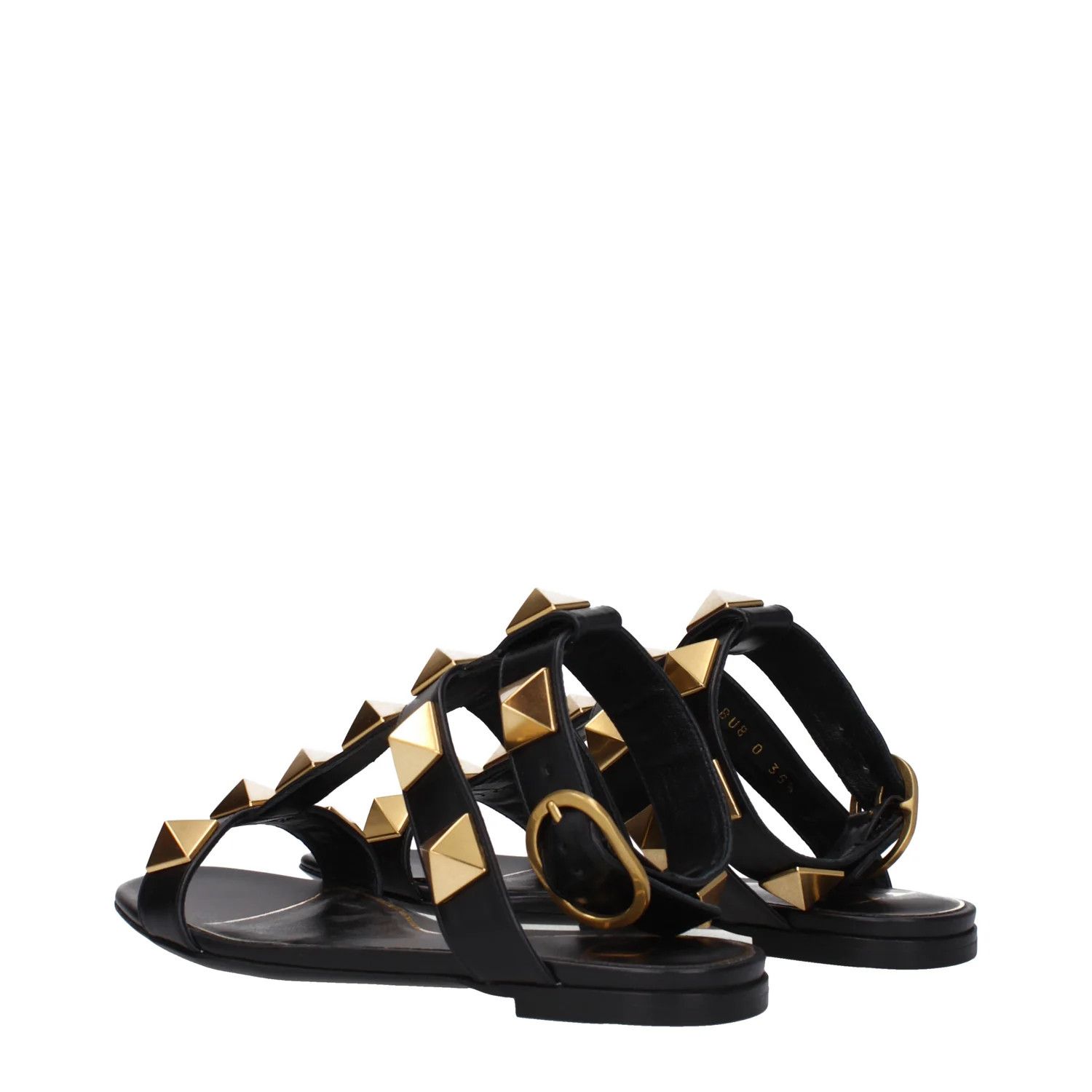 Valentino ob1o1e1224 Leather Sandals in Black Size US 6.5 / IT 36.5 - 4 Thumbnail