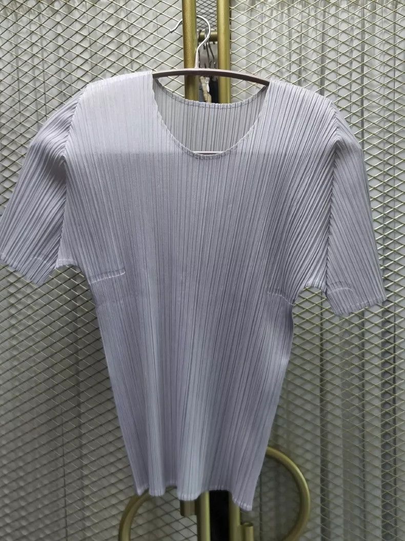 Issey Miyake issey miyake size:3 Light grey pleated coat Size XXS / US 00 / IT 34 - 1 Thumbnail