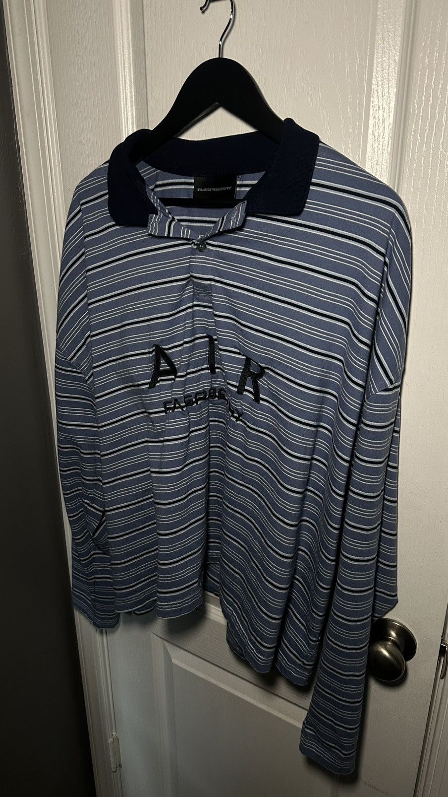 The GV Gallery GV GALLERY AQUA LONG SLEEVE POLO ! Size US XL / EU 56 / 4 - 2 Thumbnail