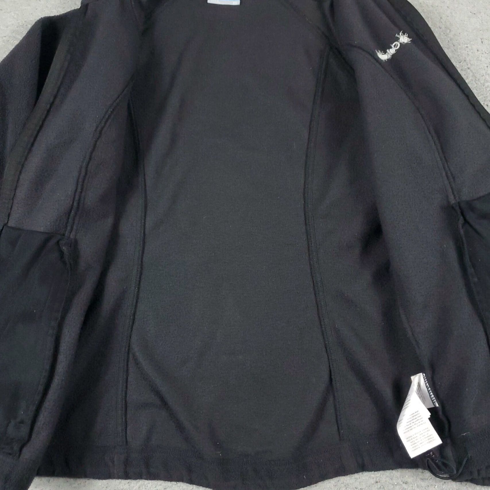 Vintage Columbia Jacket Womens XS Black Fleece Full Zip Up Sweater Sweatshirt Size XS / US 0-2 / IT 36-38 - 5 Thumbnail