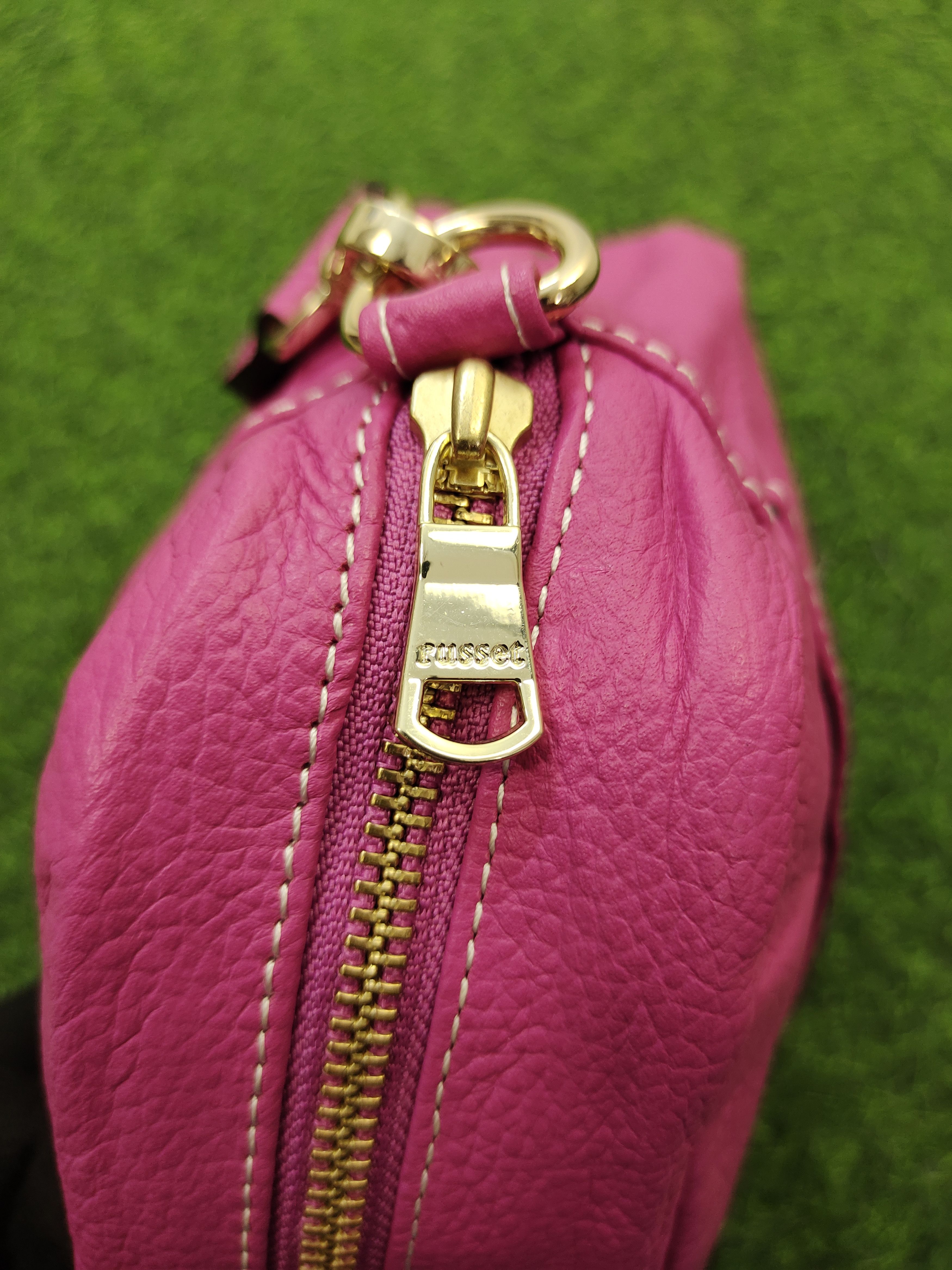 Hysteric Glamour Vintage Russet Tokyo Japan Patina Leather Sling Bag Size ONE SIZE - 8 Thumbnail