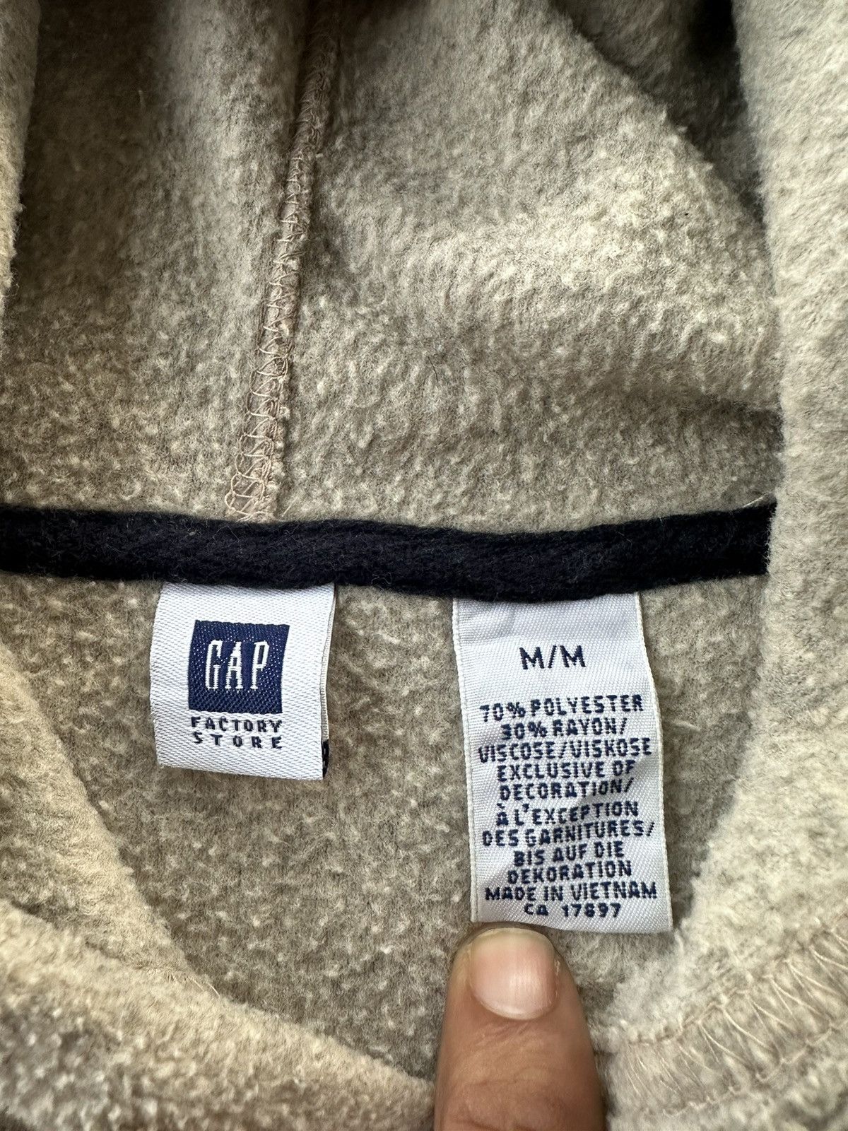 Gap × Vintage Vintage Gap Big Logo Balenciaga Yeezy Style Hoodie Z38 Size US M / EU 48-50 / 2 - 8 Thumbnail