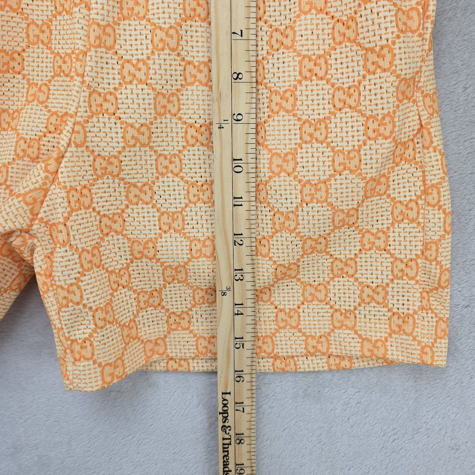 Bravest Studios Bravest Studios Mesh Shorts Mens Small GG Orange AOP Size US 28 / EU 44 - 10 Thumbnail