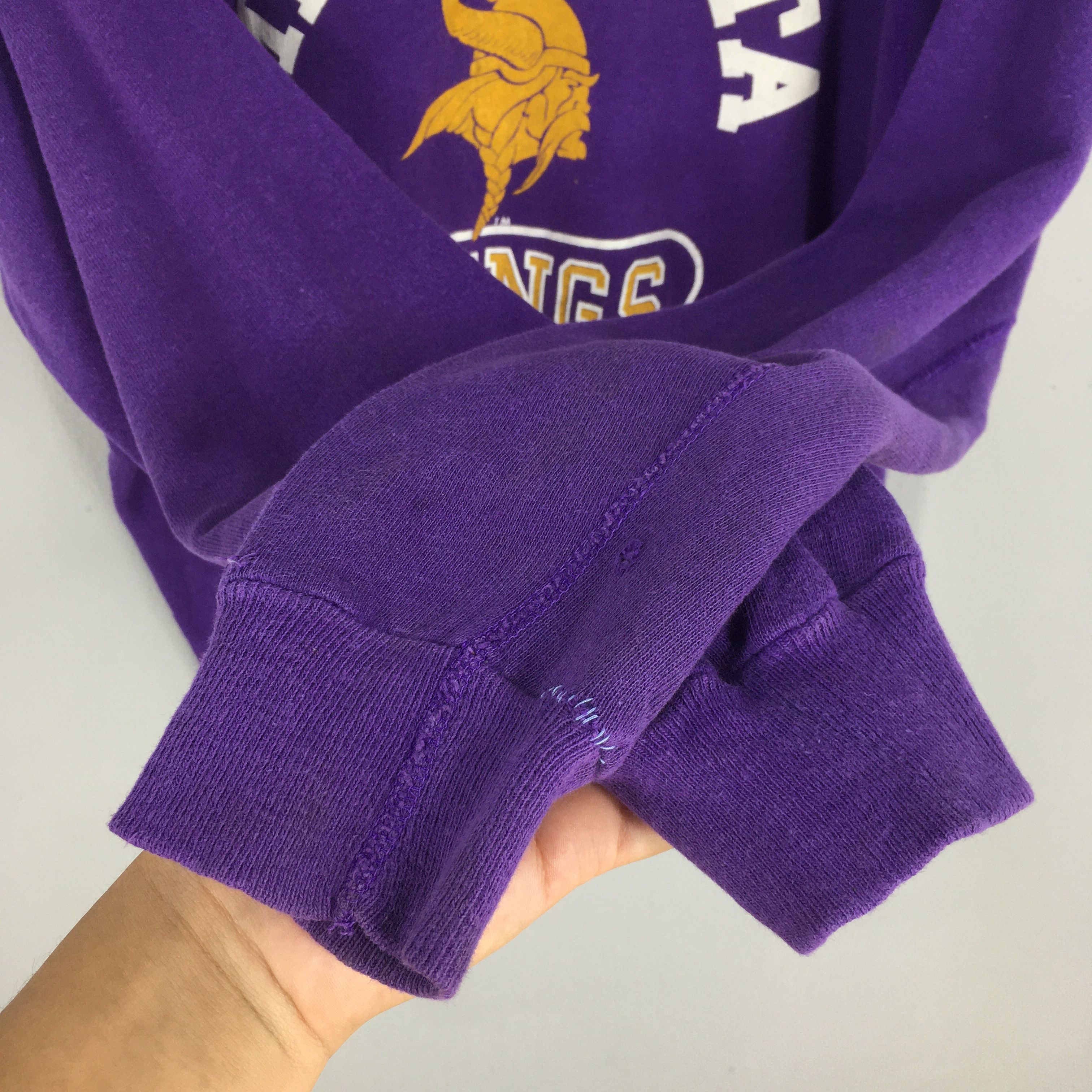 NFL × Vintage Vintage 1980s Minnesota Vikings NFL Sweatshirt Medium Size US M / EU 48-50 / 2 - 4 Thumbnail