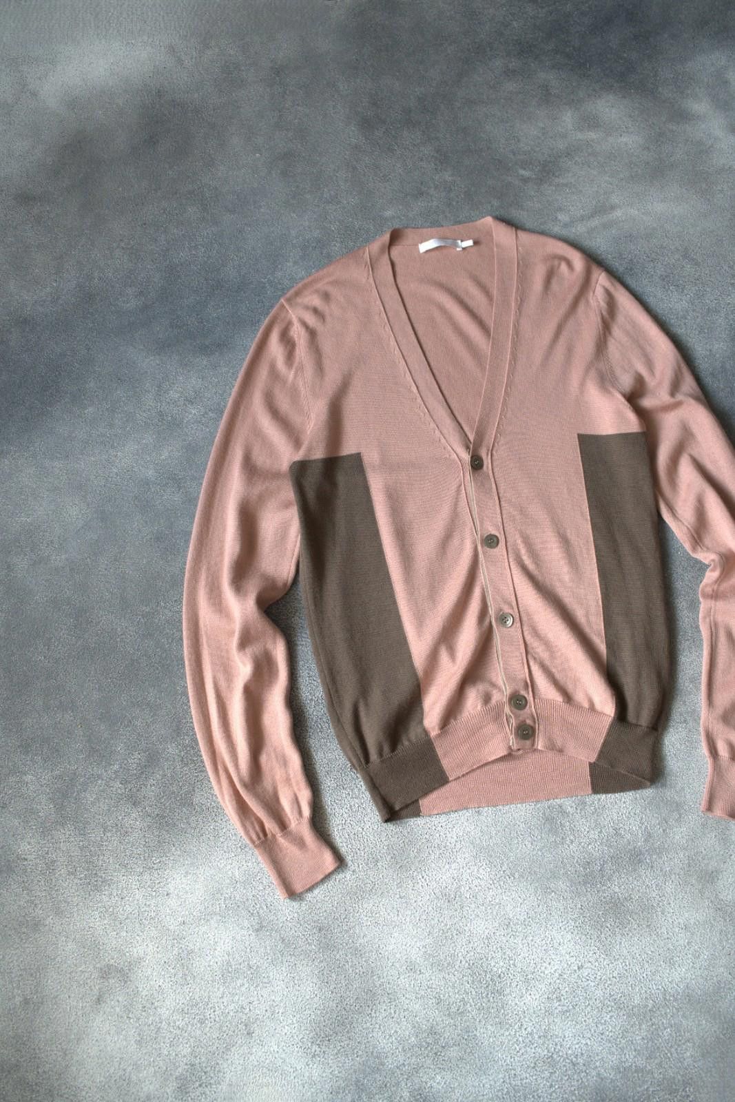 !SAMPLE 2000's Alexander McQueen Men Cardigan Two-Tone