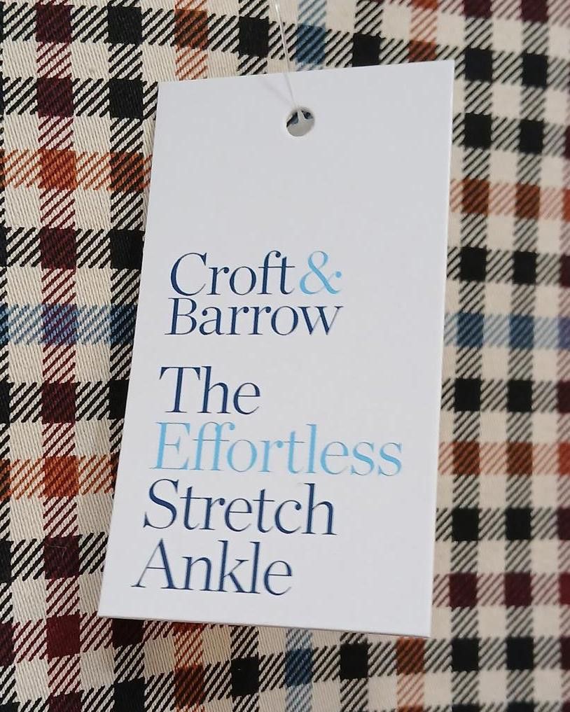 Croft & Barrow NWT Croft & Barrow Checkered Ankle Pants Women's 18 Size 40" / US 18 - 4 Thumbnail