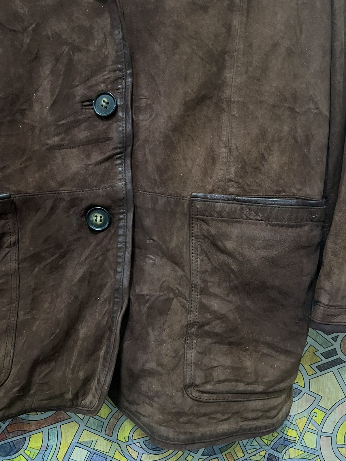 Leather ACSA VERY RARE JACKET LEATHER FROM ESPANA Size US S / EU 44-46 / 1 - 14 Thumbnail