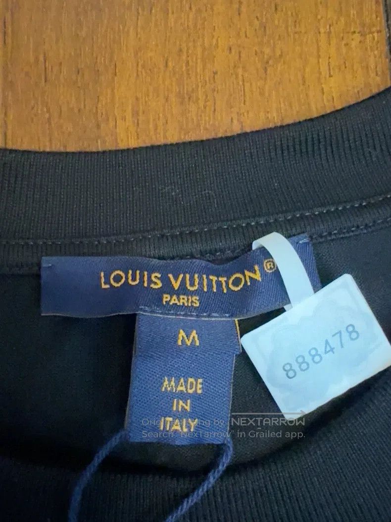 Louis Vuitton Louis Vuitton Black short-sleeved T-shirt Size M / US 6-8 / IT 42-44 - 2 Thumbnail