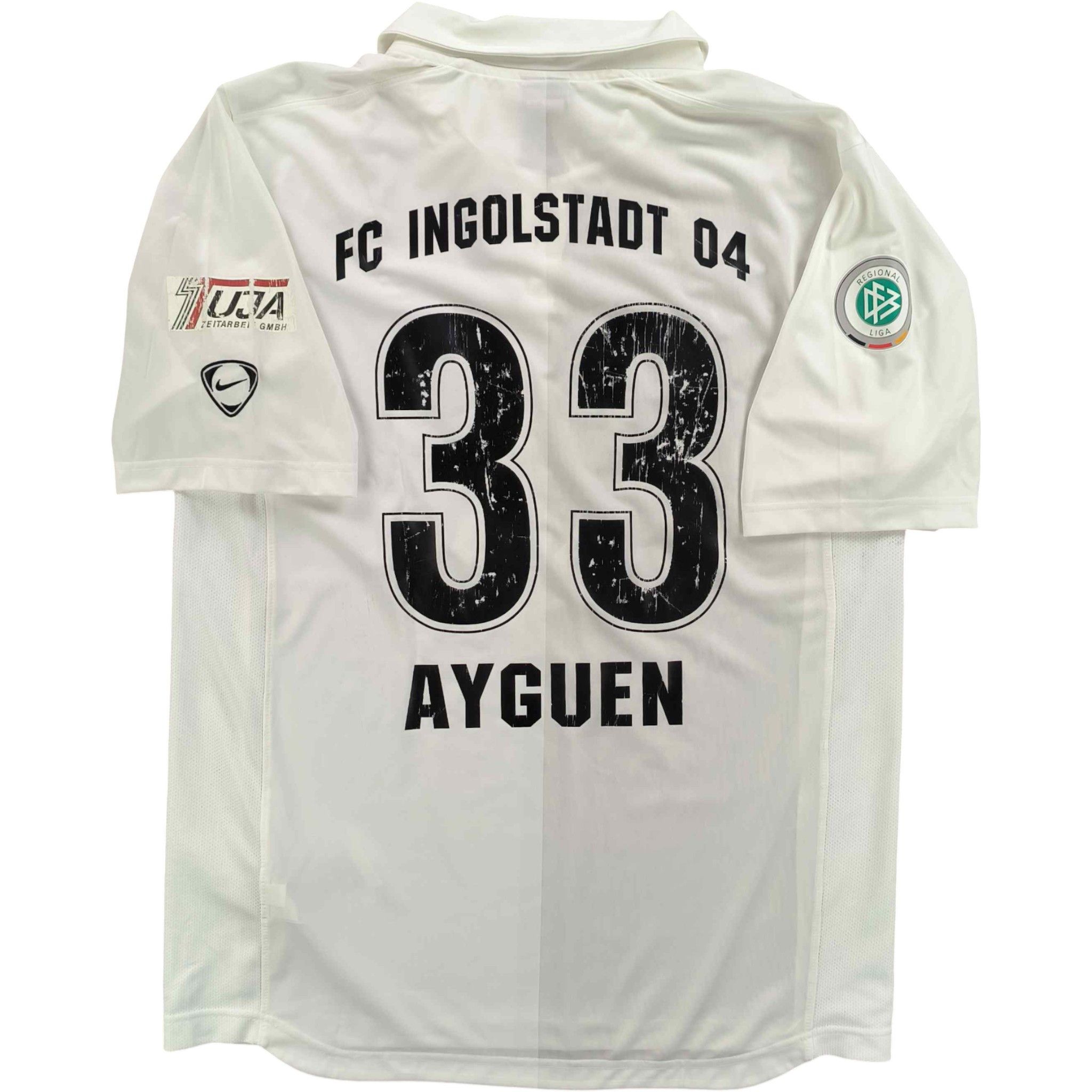 Nike Ingolstadt 2007-08 Nike away Aygün football jersey size L Size US L / EU 52-54 / 3 - 1 Thumbnail
