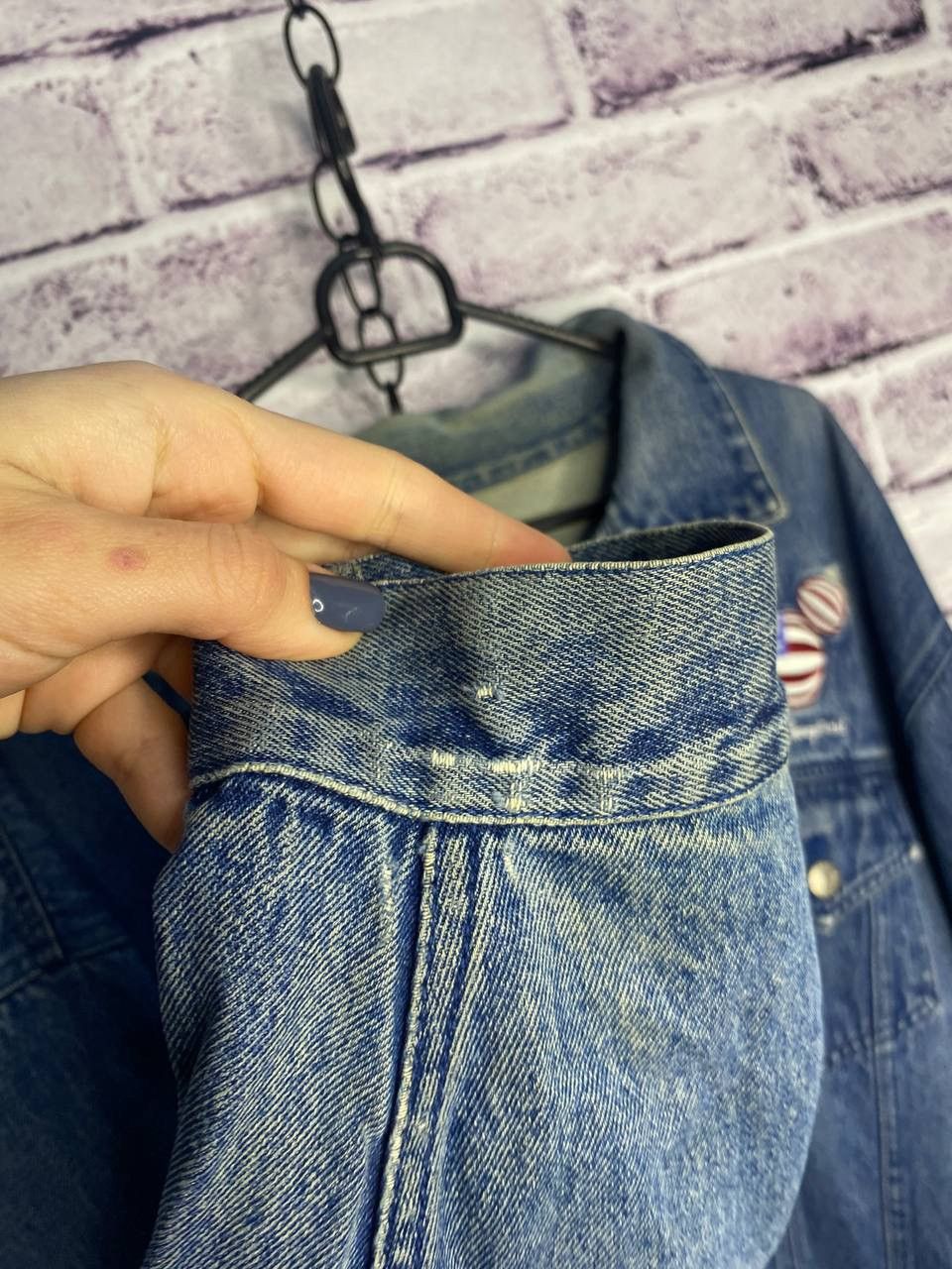 Disney Womens Vintage Denim Jacket Micky Mouse Disney cartoon Size L / US 10 / IT 46 - 14 Thumbnail