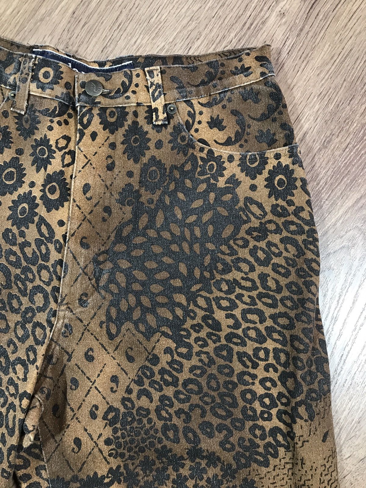 Vintage Vintage Luxury Designer Angelo Marani Print Pants Size 34" / US 12 / IT 48 - 5 Thumbnail