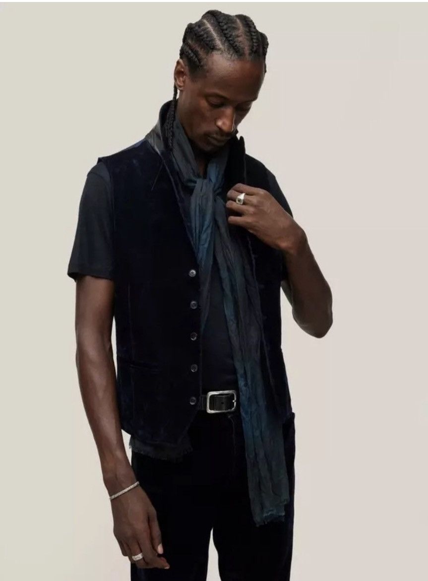 John Varvatos Woodward crushed velvet Vest EU 52 USA 42 Size US L / EU 52-54 / 3 - 5 Thumbnail