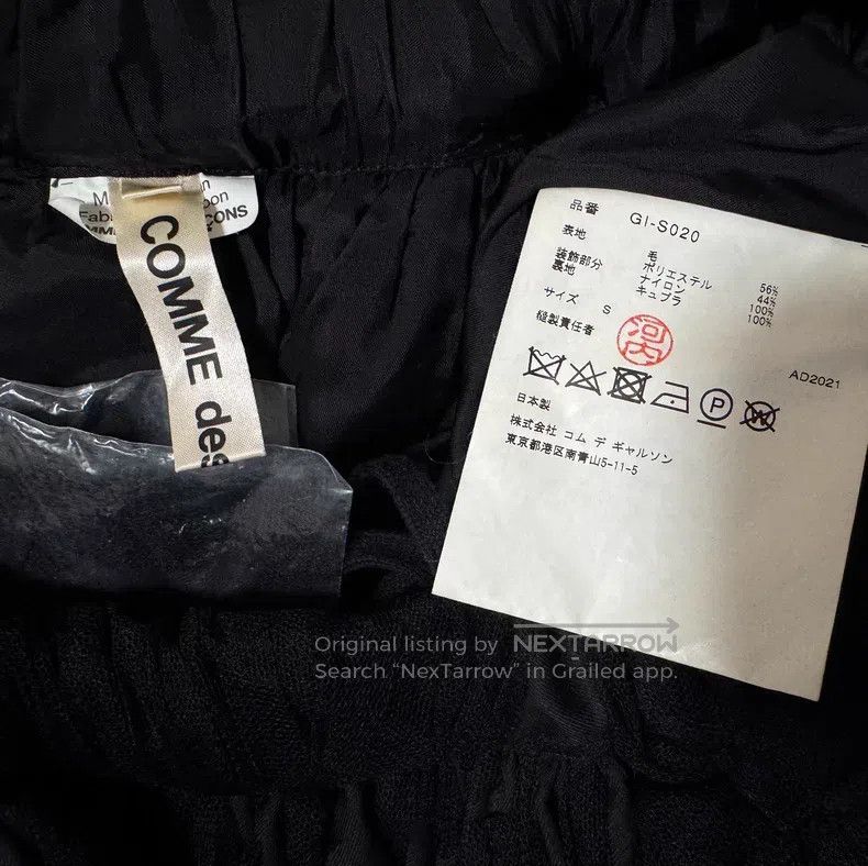 Comme des Garcons Comme Des Garcons size S Main line full three-dimensional Size 22" - 8 Thumbnail