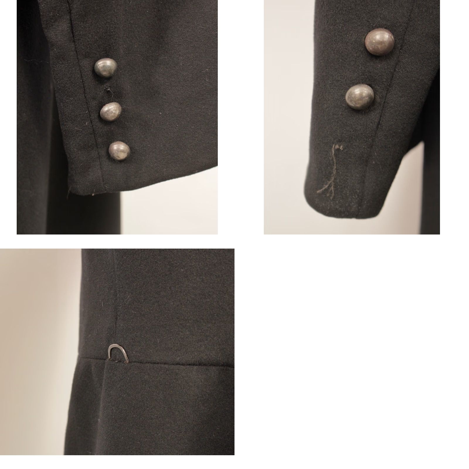 Vintage VINTAGE Edwardian Frock Coat Men’s Wool Black Long Size M Size US M / EU 48-50 / 2 - 8 Thumbnail
