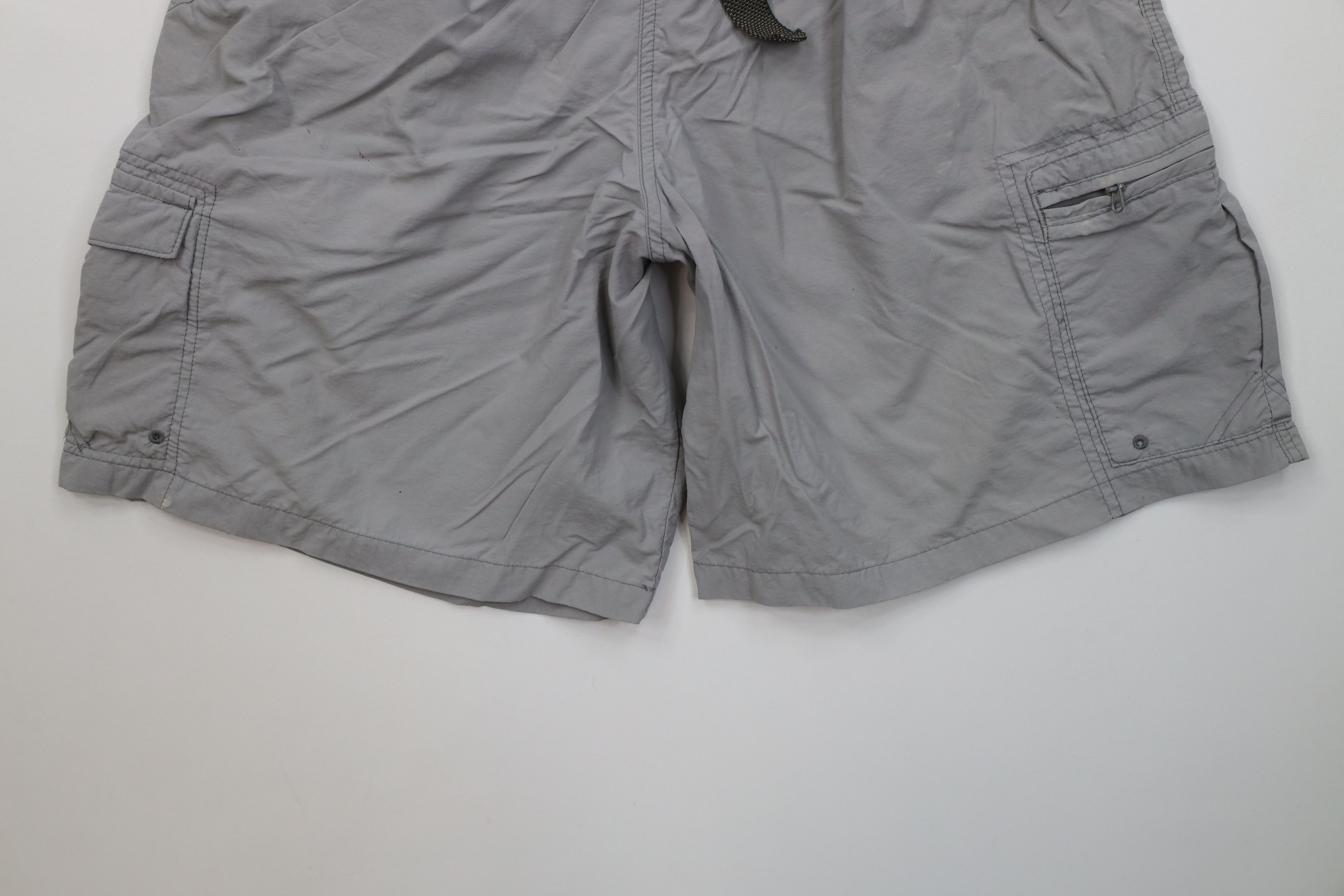 Columbia Vintage Columbia Lined Belted Above Knee Cargo Shorts Gray Size US 34 / EU 50 - 4 Thumbnail