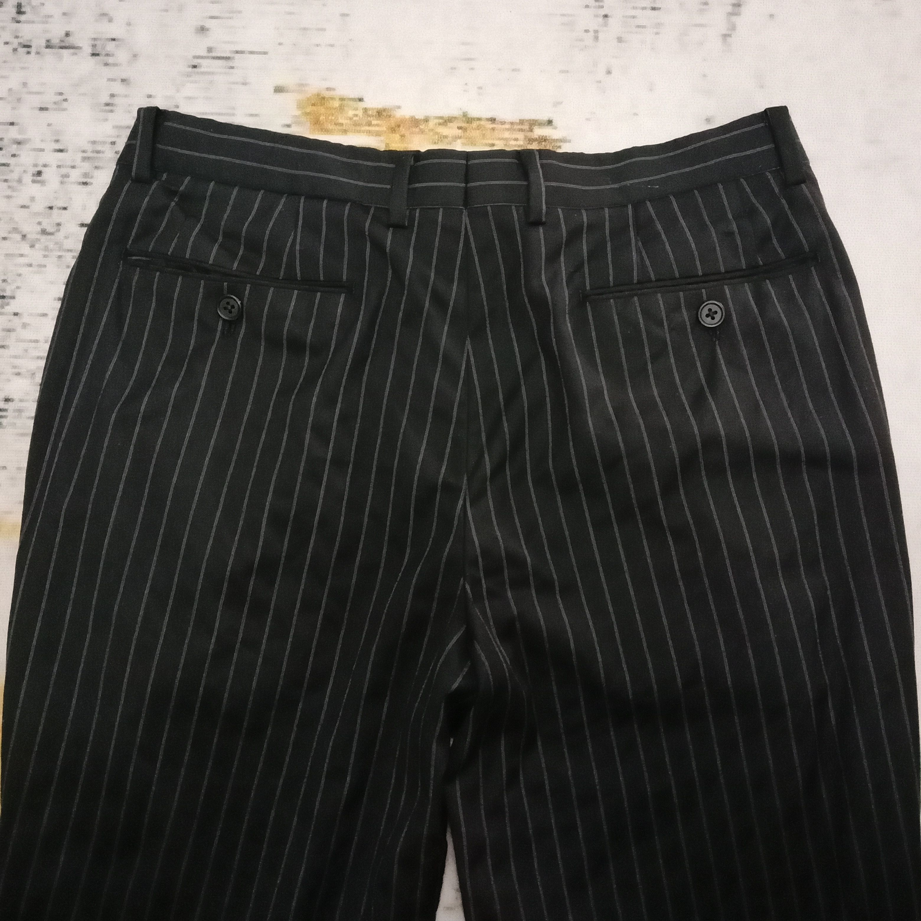 Paul Smith London Striped Hair Fabric Pants