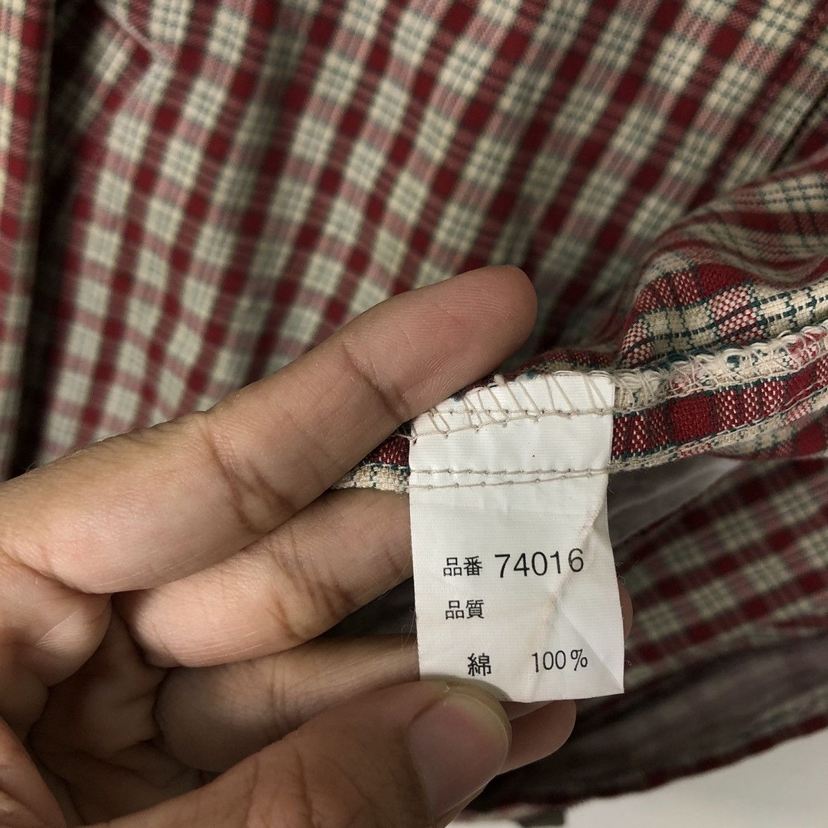 Flannel 🔥90s Vintage Flannel Jacket Tartan Design Tong Issey Moyake Size US L / EU 52-54 / 3 - 15 Thumbnail