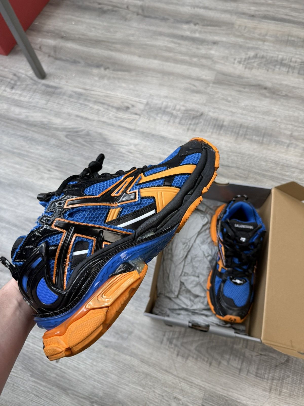 Balenciaga Balenciaga Runner - Blue/Orange Size US 14 / EU 47 - 1 Thumbnail