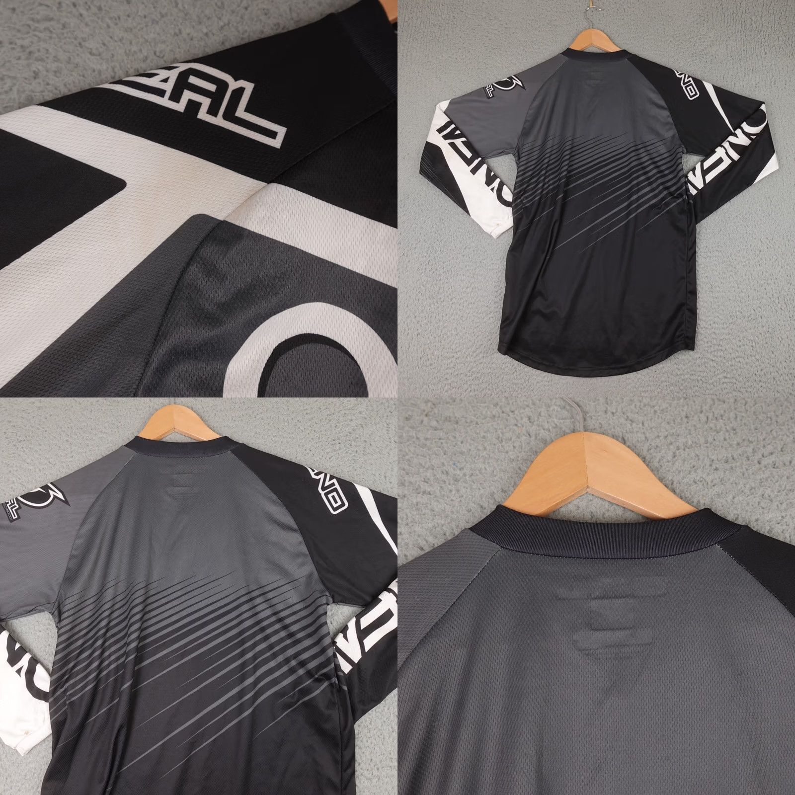 Element O'Neal Racing Jersey Mens Small Black Long Sleeve Element Grunge Y2K Motorcross Size US S / EU 44-46 / 1 - 9 Thumbnail