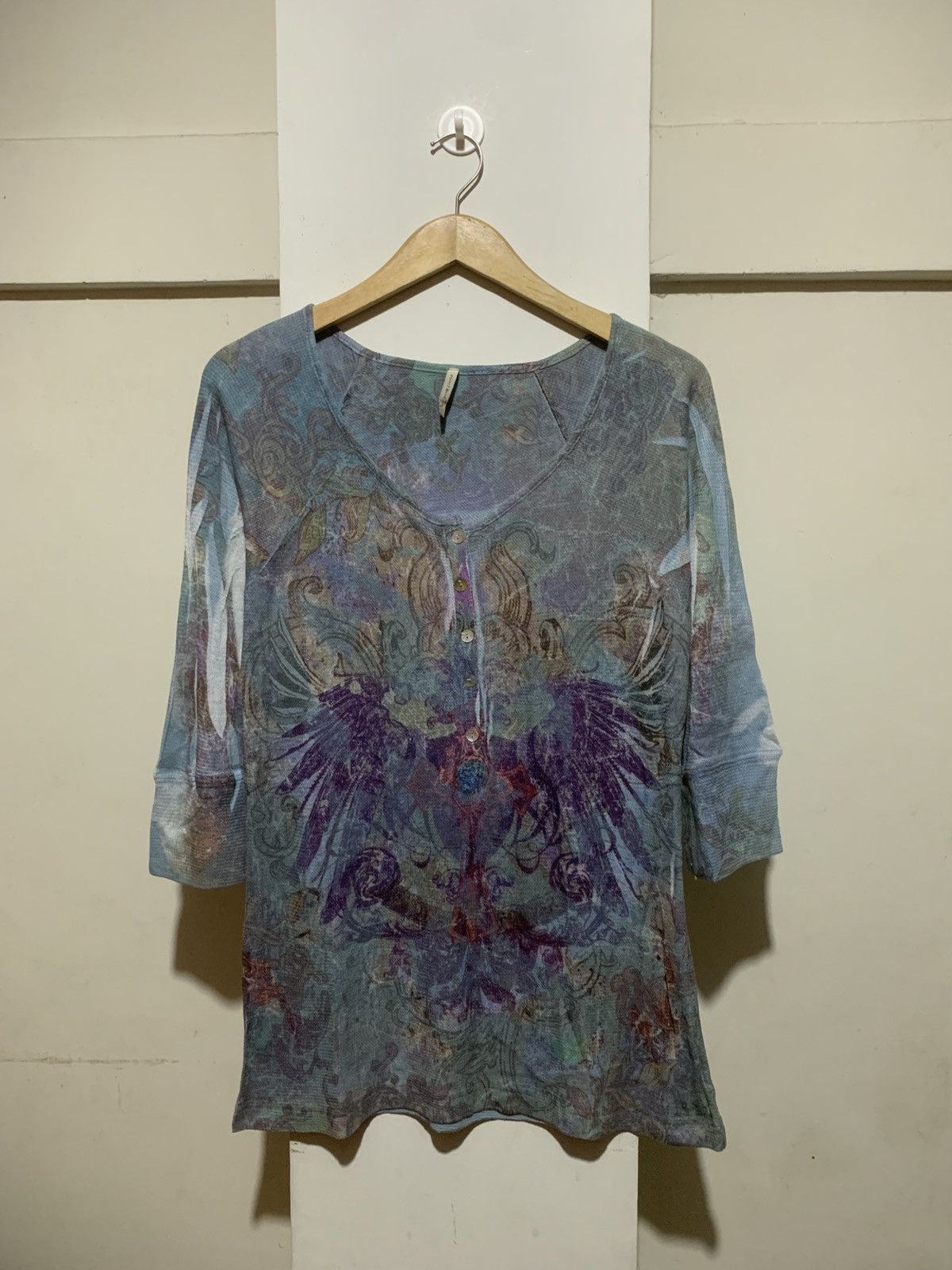 Vintage Y2K Olivia Noon AOP JPG Style Longsleeve
