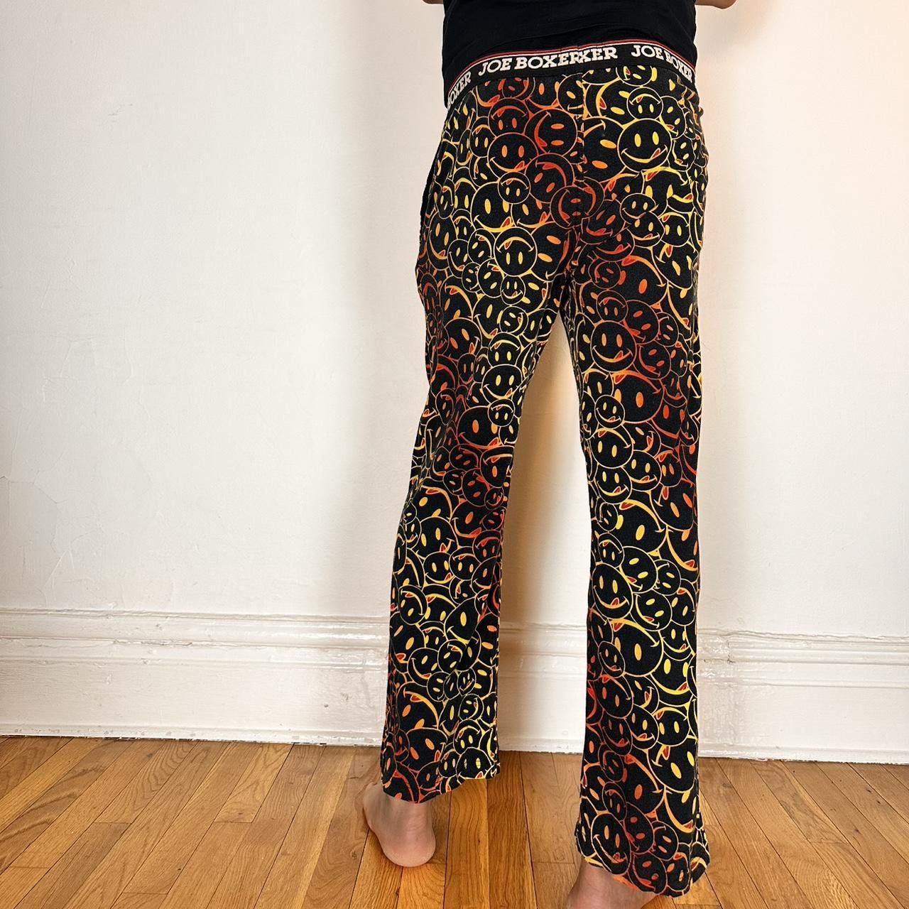 Joe Boxer JOE BOXER BLACK OMBRÉ SMILING FACE COTTON LOUNGE PANTS _ XL Size US 36 / EU 52 - 3 Thumbnail