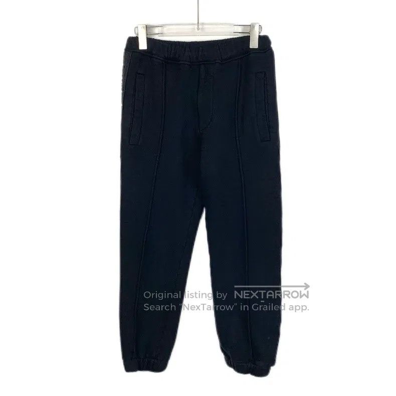 Fendi Fendi Black side logo letter cotton casual pants Size 26" / US 2 / IT 38 - 1 Thumbnail
