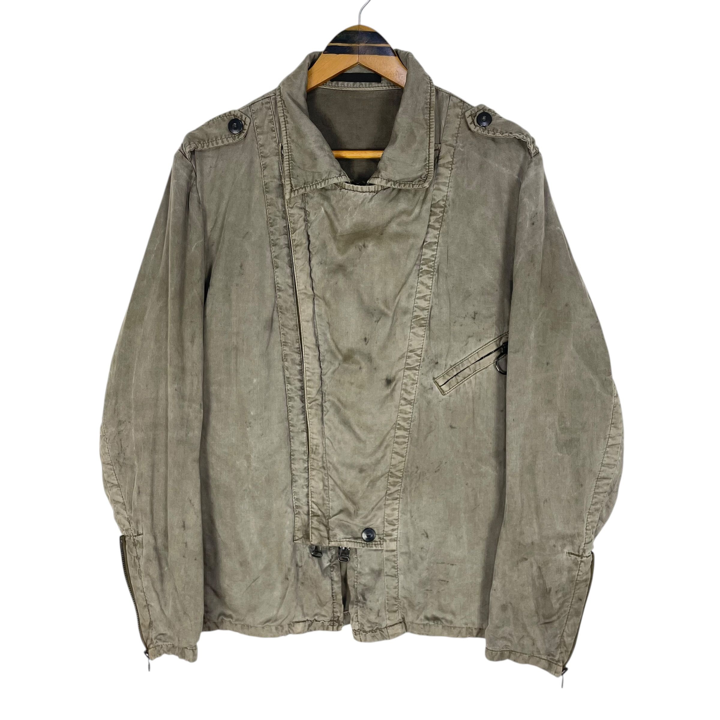 Yohji Yamamoto Yohji Yamamoto A/W 2012 Asymmetric Zip Napoleon Jacket Size US L / EU 52-54 / 3 - 1 Thumbnail