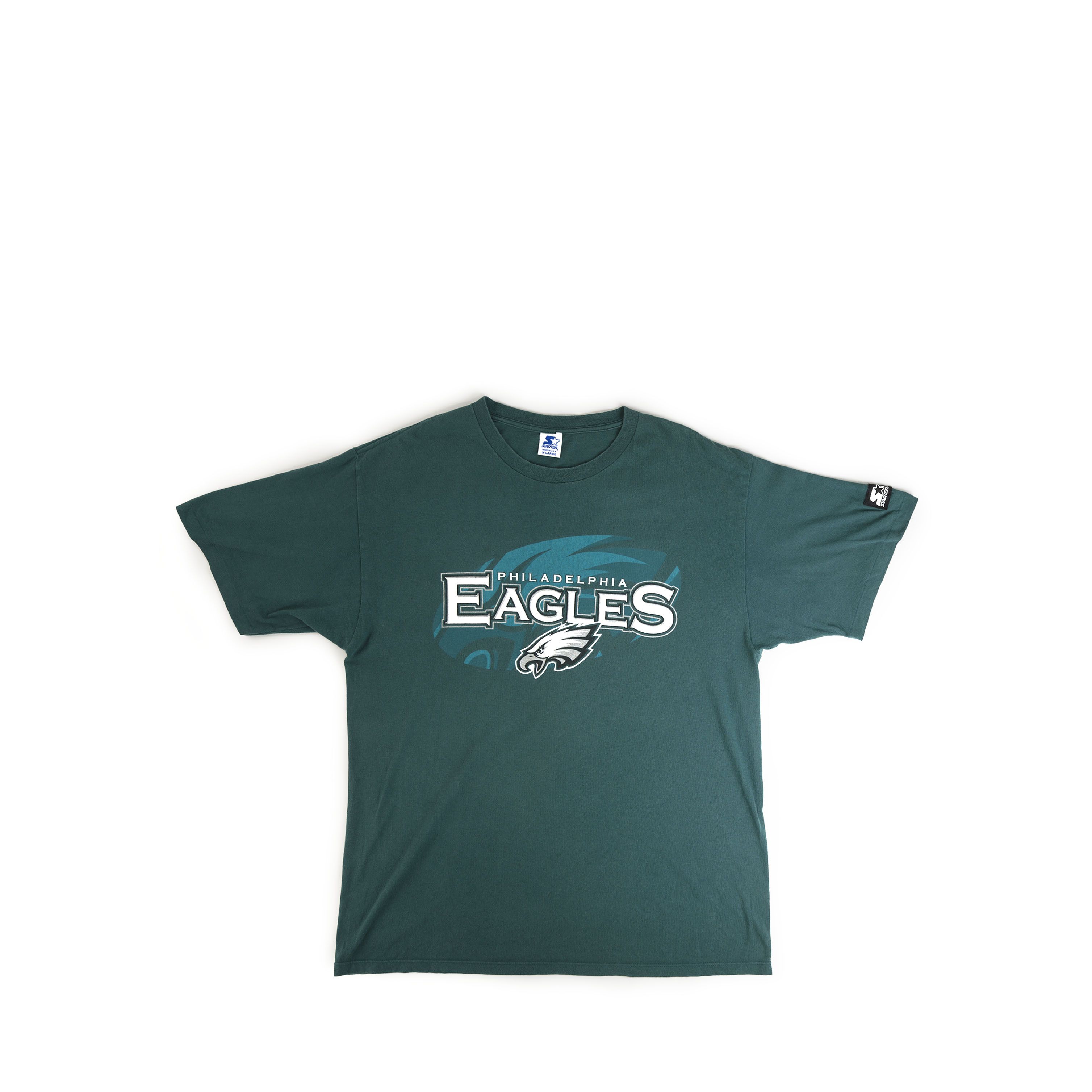 NFL × Starter × Vintage Vintage 1990's Philadelphia Eagles Starter Tee Shirt Size US XL / EU 56 / 4 - 1 Thumbnail
