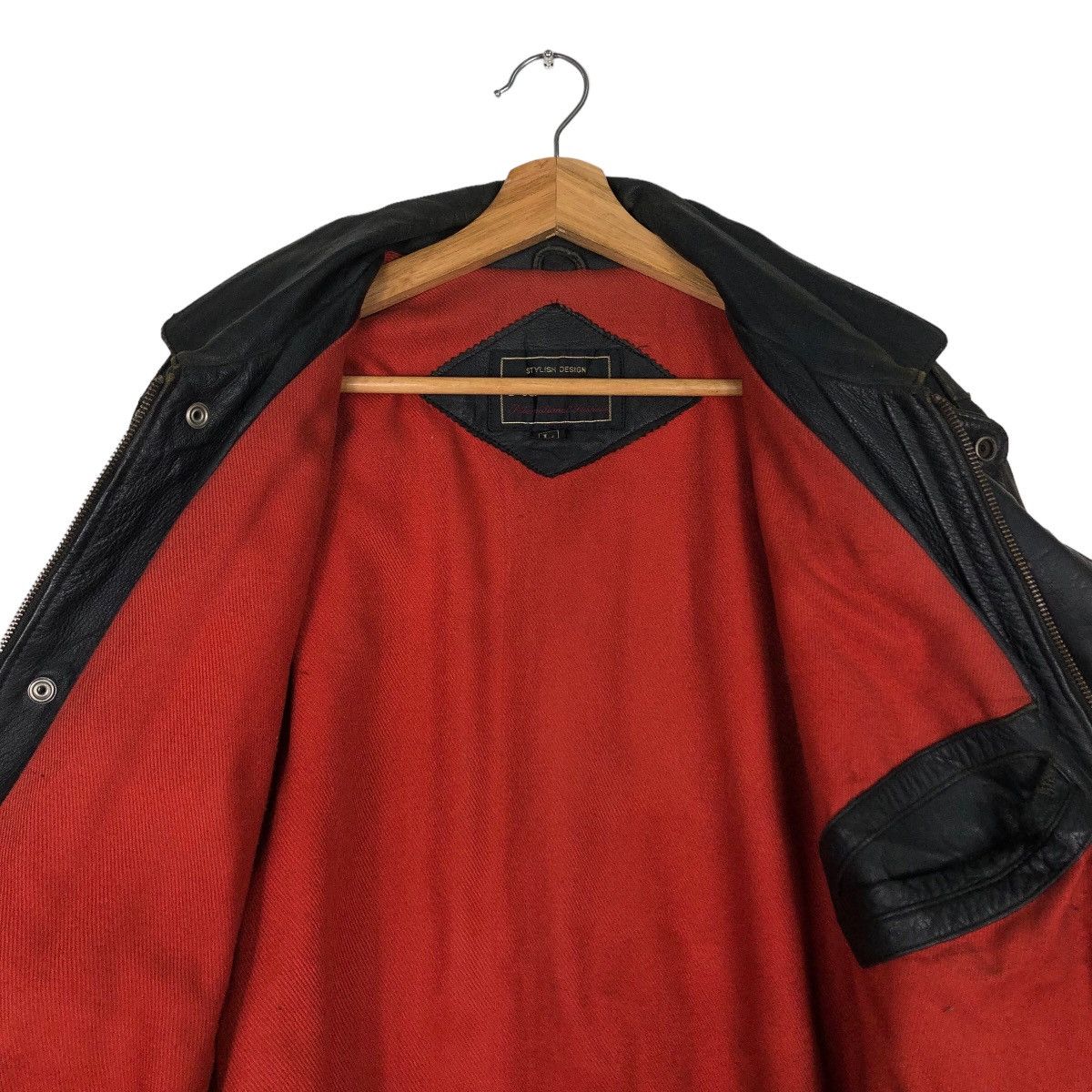 Japanese Brand 🔥Vtg Bomber Genuine Leather Jacket Fly Pierre Bonee Japan Size US L / EU 52-54 / 3 - 12 Thumbnail